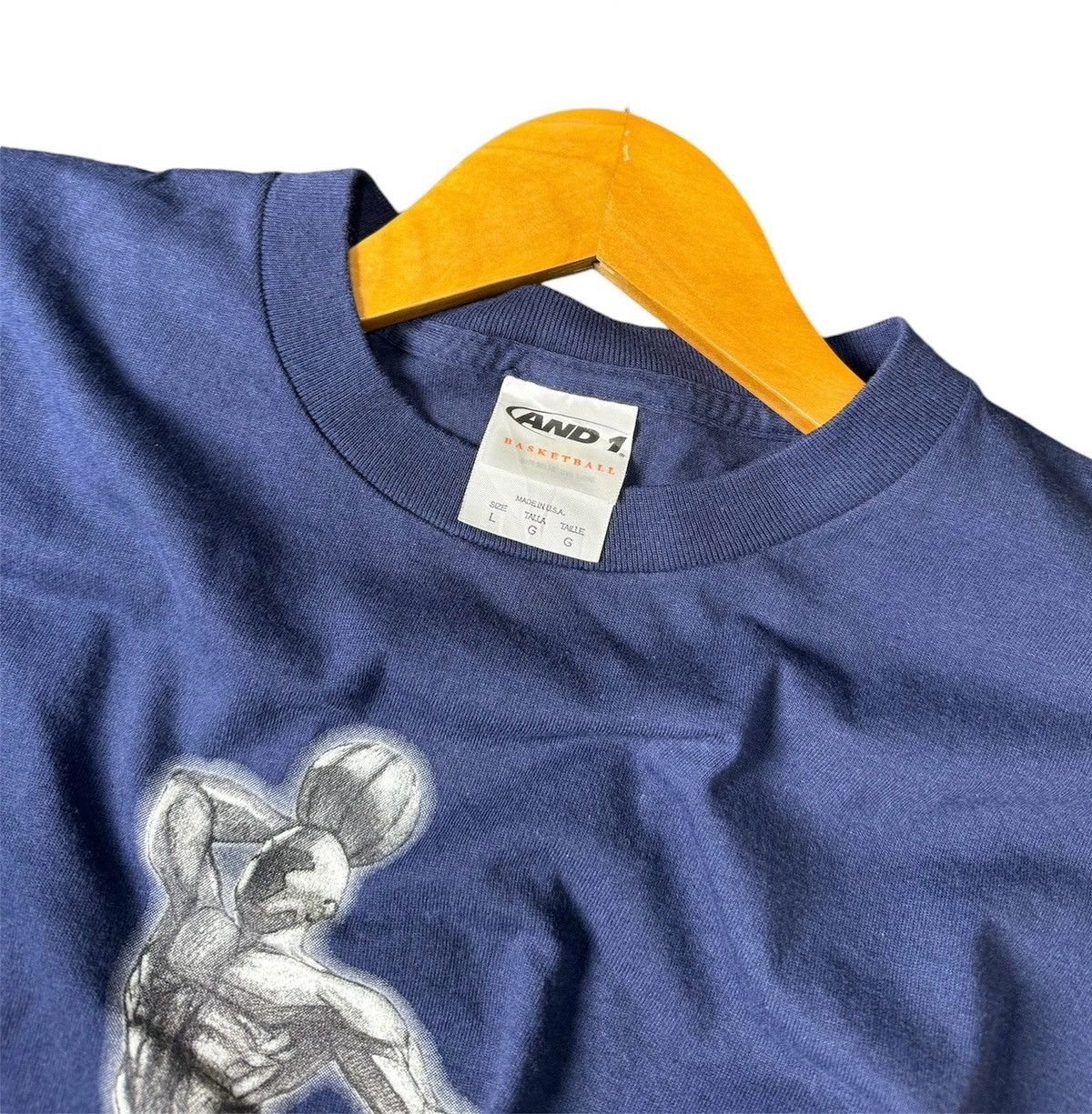 NBA × Vintage Vintage And1 Basketball Sleeveless T- Shirt Size US L / EU 52-54 / 3 - 5 Thumbnail