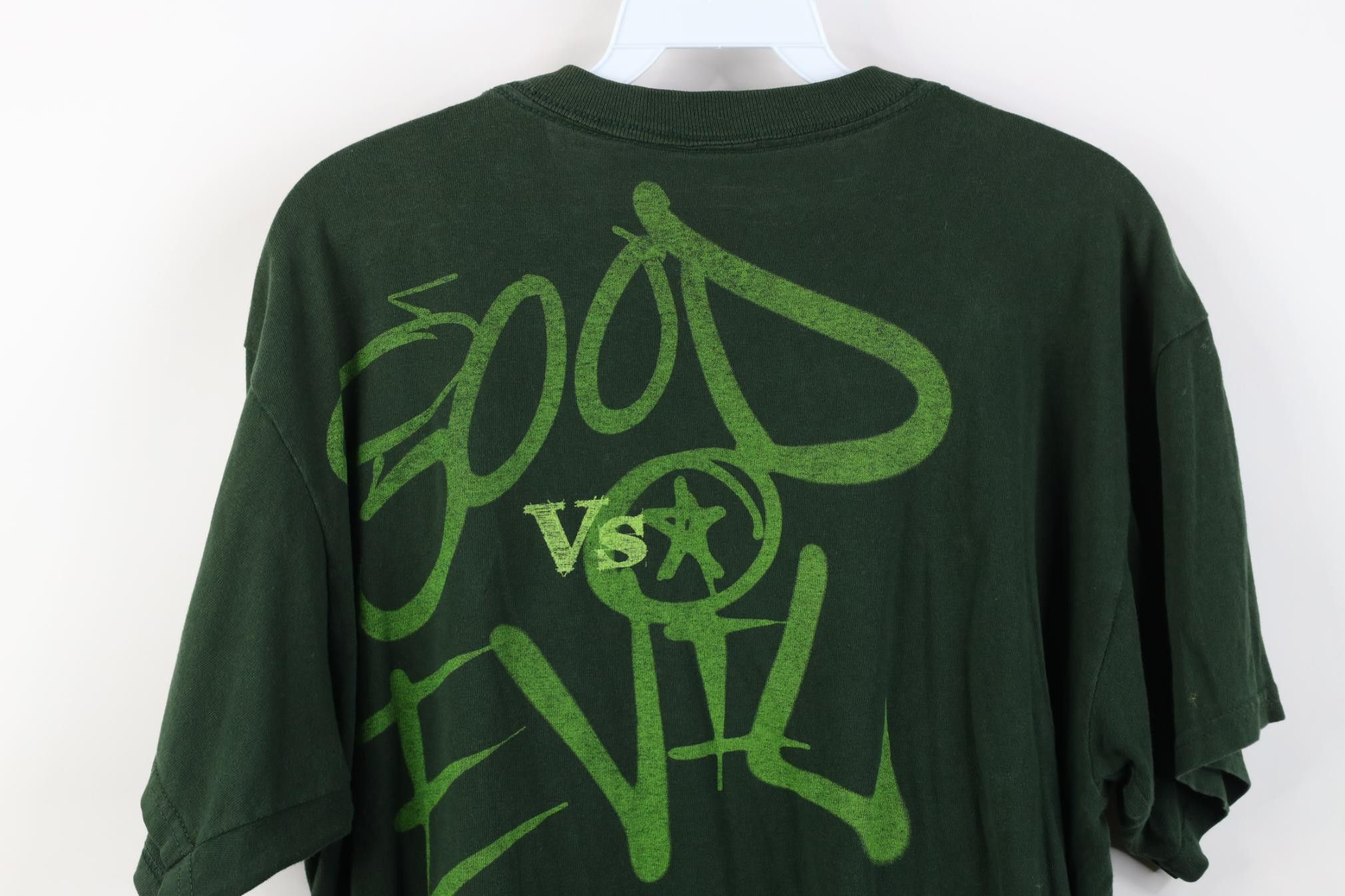 Vintage Vintage Y2K DC Comics Kryptonite Superman T-Shirt Green Size US L / EU 52-54 / 3 - 18 Thumbnail