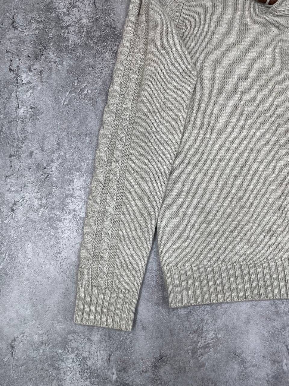 Polo Ralph Lauren Polo Ralph Lauren Men VintageShawl Collar Cable Knit Sweater Size US L / EU 52-54 / 3 - 3 Thumbnail