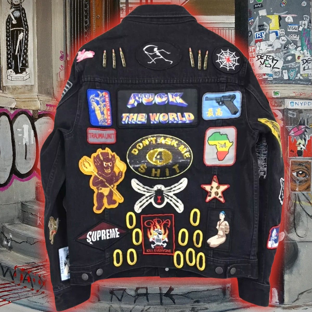 Supreme 🚨GRaiL ALeRt🚨2018 SuPReMe PaTcHeS 🚸 DeNiM TRuCKeR JaCKet 🧥 Size US M / EU 48-50 / 2 - 9 Thumbnail
