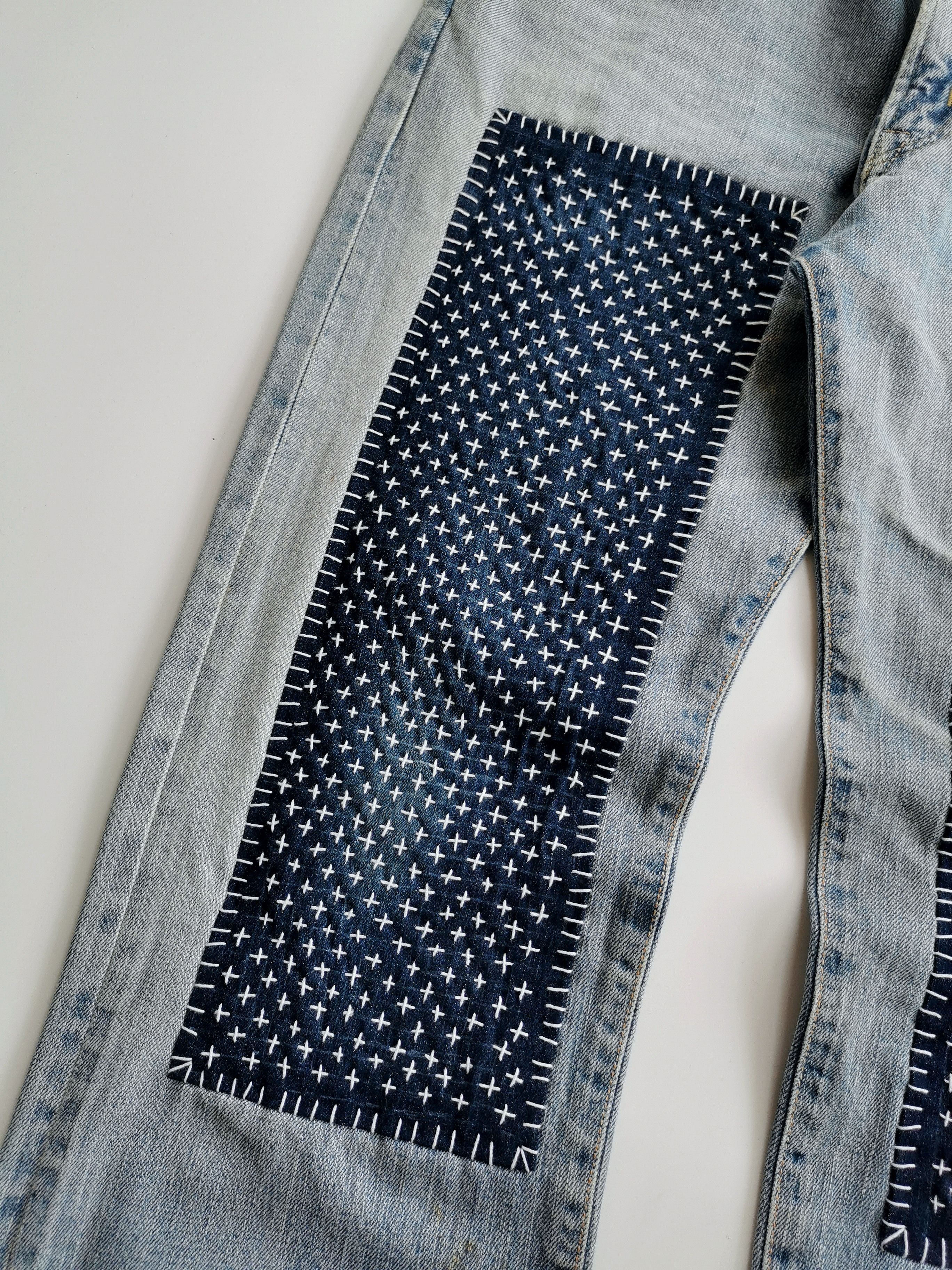 Kapital Edwin Selvedge Sashiko,Boro Kapital Inspired Size US 33 - 8 Thumbnail