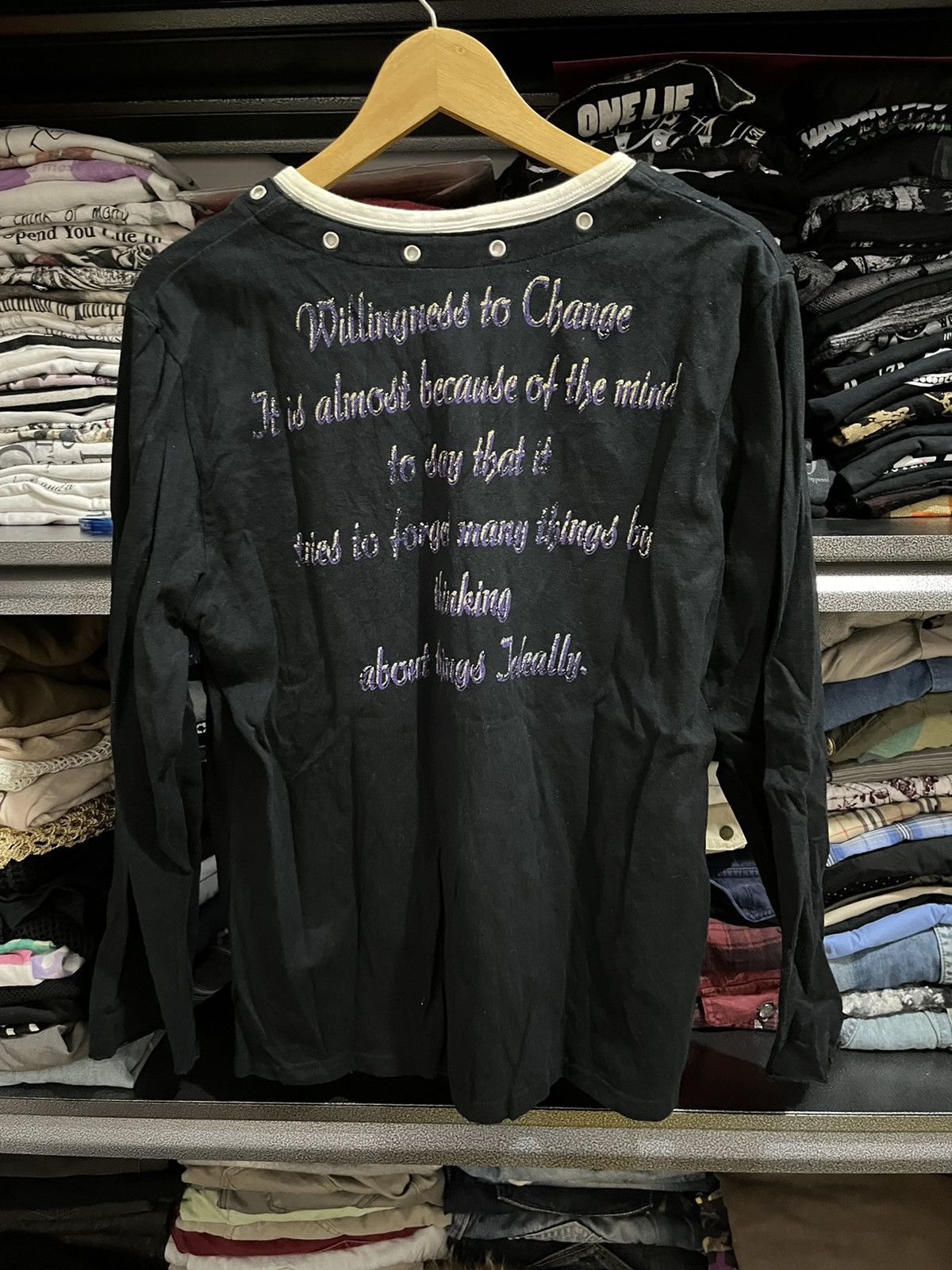 Hysteric Glamour × If Six Was Nine × Le Grande Bleu (L.G.B.) Corn flake double colar studed poem long sleeve Size US M / EU 48-50 / 2 - 2 Thumbnail