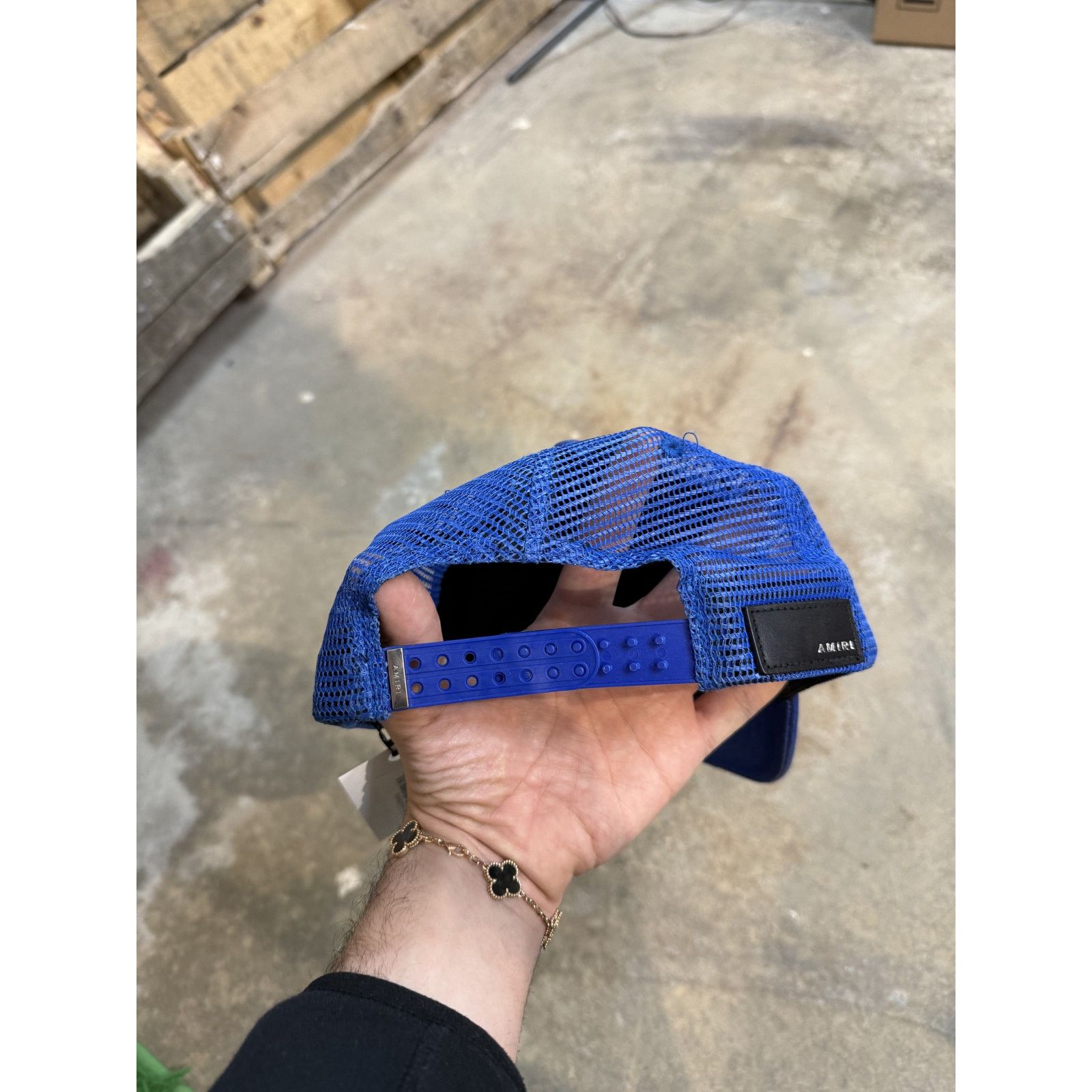 Amiri Amiri 3 Star Trucker Blue White Used OS Size ONE SIZE - 2 Thumbnail