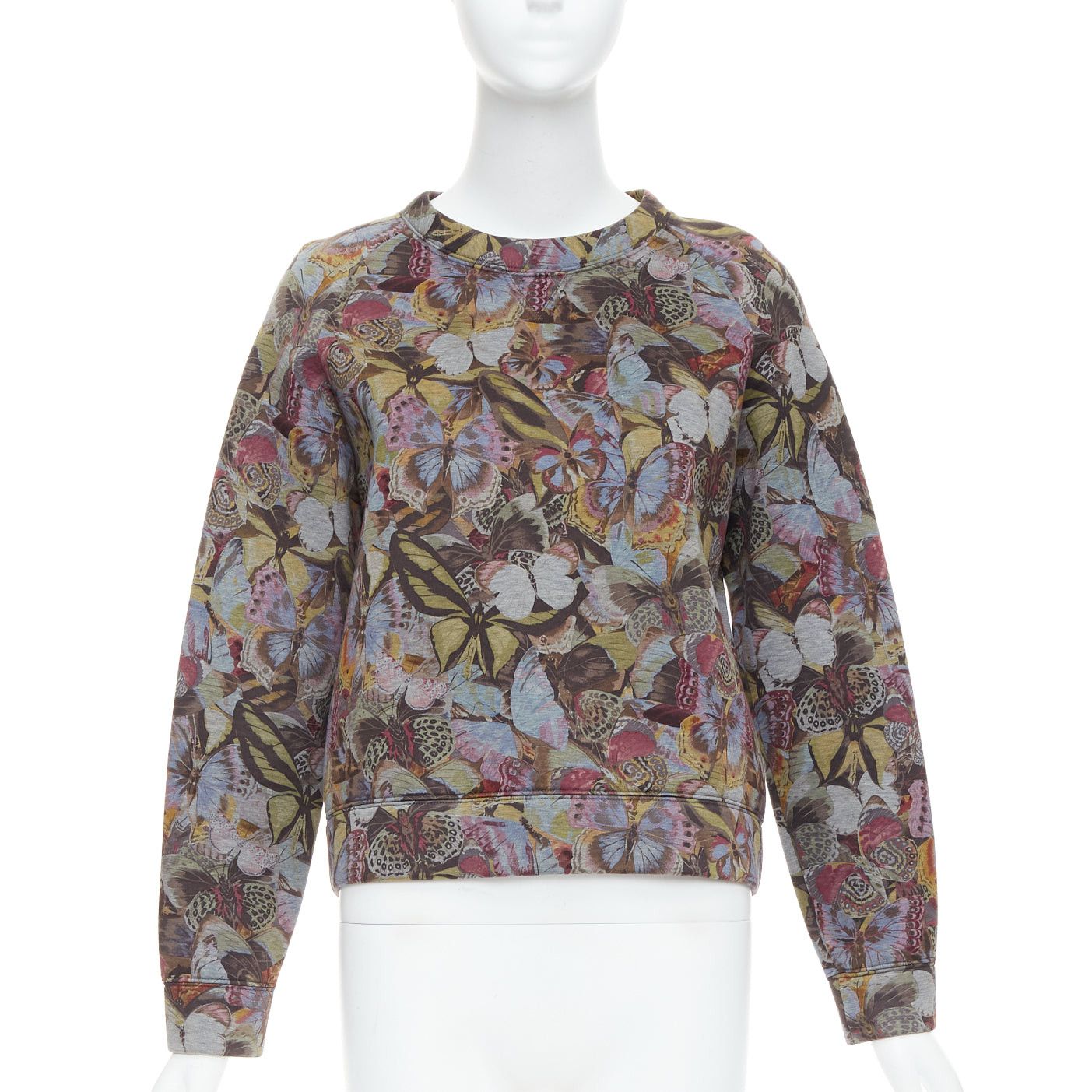 Valentino VALENTINO multicolor butterfly print neoprene pullover sweater M Size M / US 6-8 / IT 42-44 - 1 Thumbnail