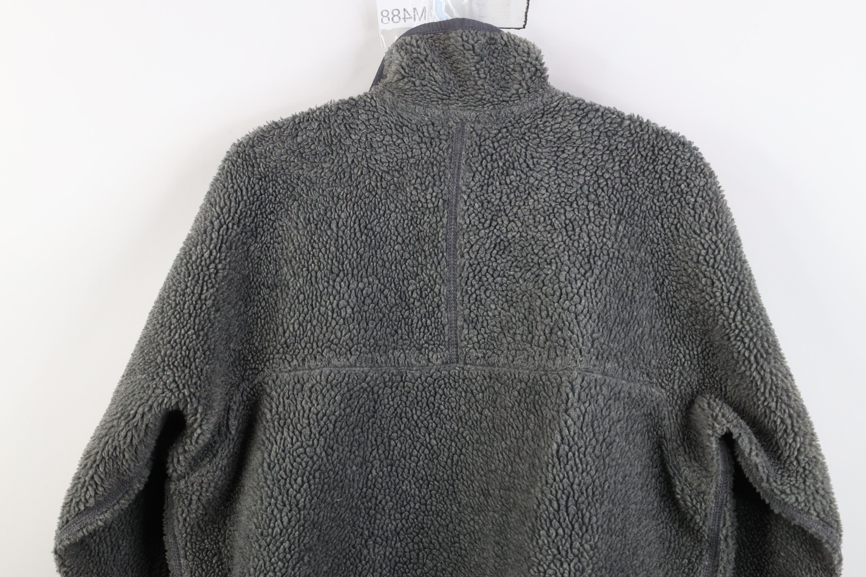Patagonia Vintage 90s Patagonia Pile Fleece Full Zip Jacket Gray USA Size M / US 6-8 / IT 42-44 - 13 Thumbnail