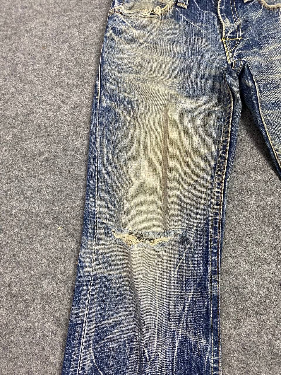 Levi's vintage levis 502 distressed denim nice design Size US 30 / EU 46 - 12 Thumbnail