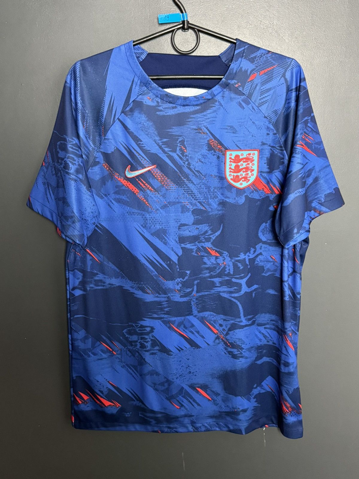Nike England National Team Training Football Soccer Jersey Shirt Size US L / EU 52-54 / 3 - 1 Thumbnail