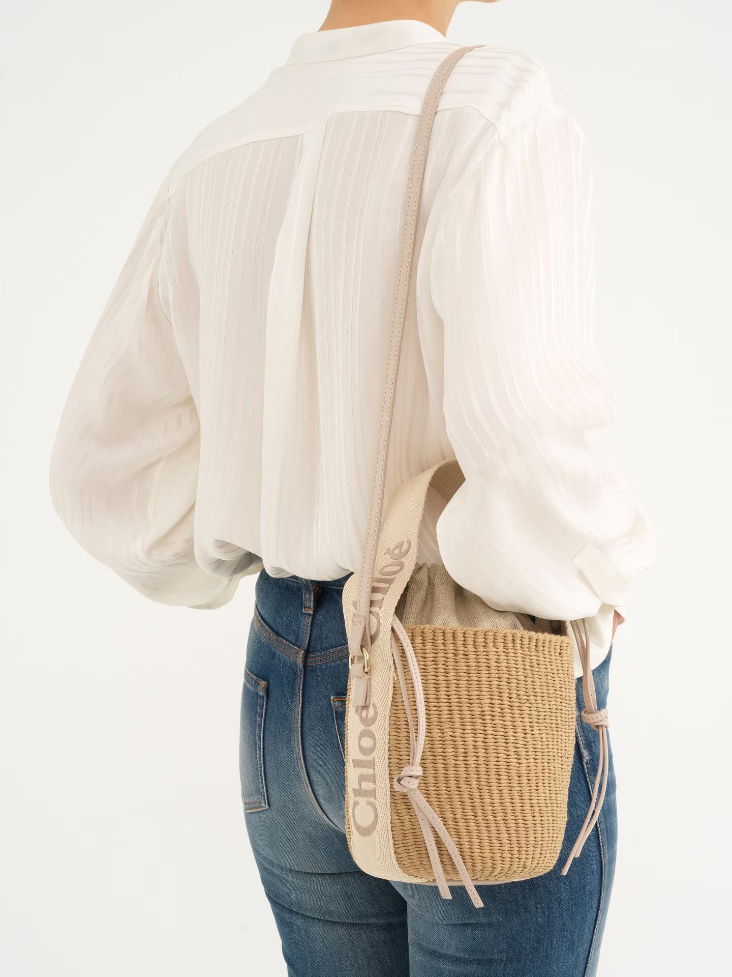 Chloe o1loc1c10226 Size: OS / Woody Small Basket Bag in Gold Size ONE SIZE - 2 Thumbnail