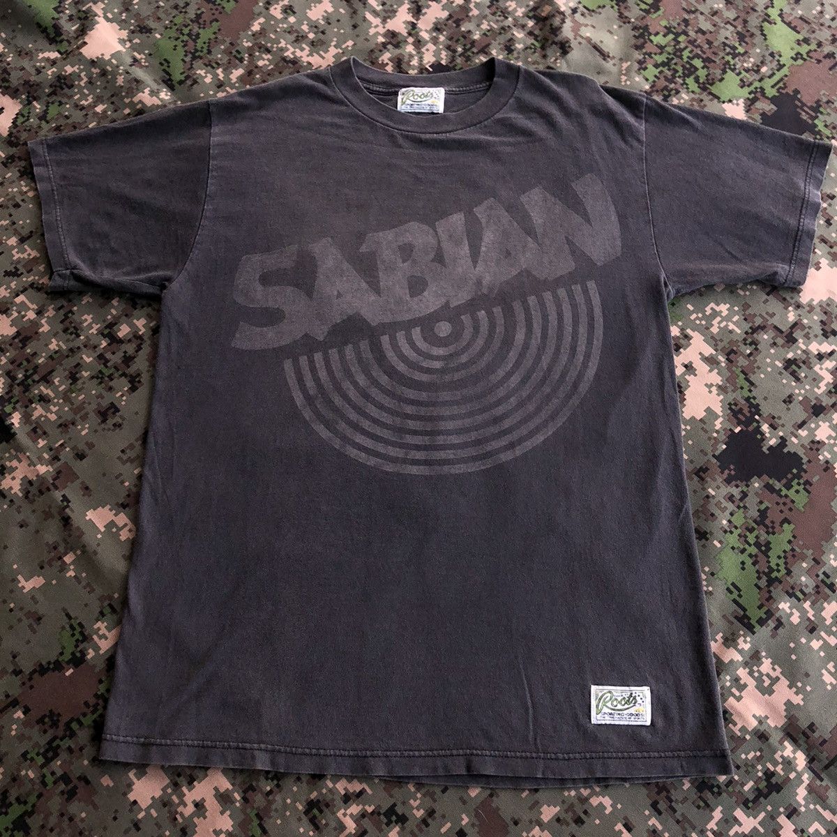 Band Tees × Vintage Vtg Sabian Drum Cymbal Tshirt Size US L / EU 52-54 / 3 - 2 Thumbnail