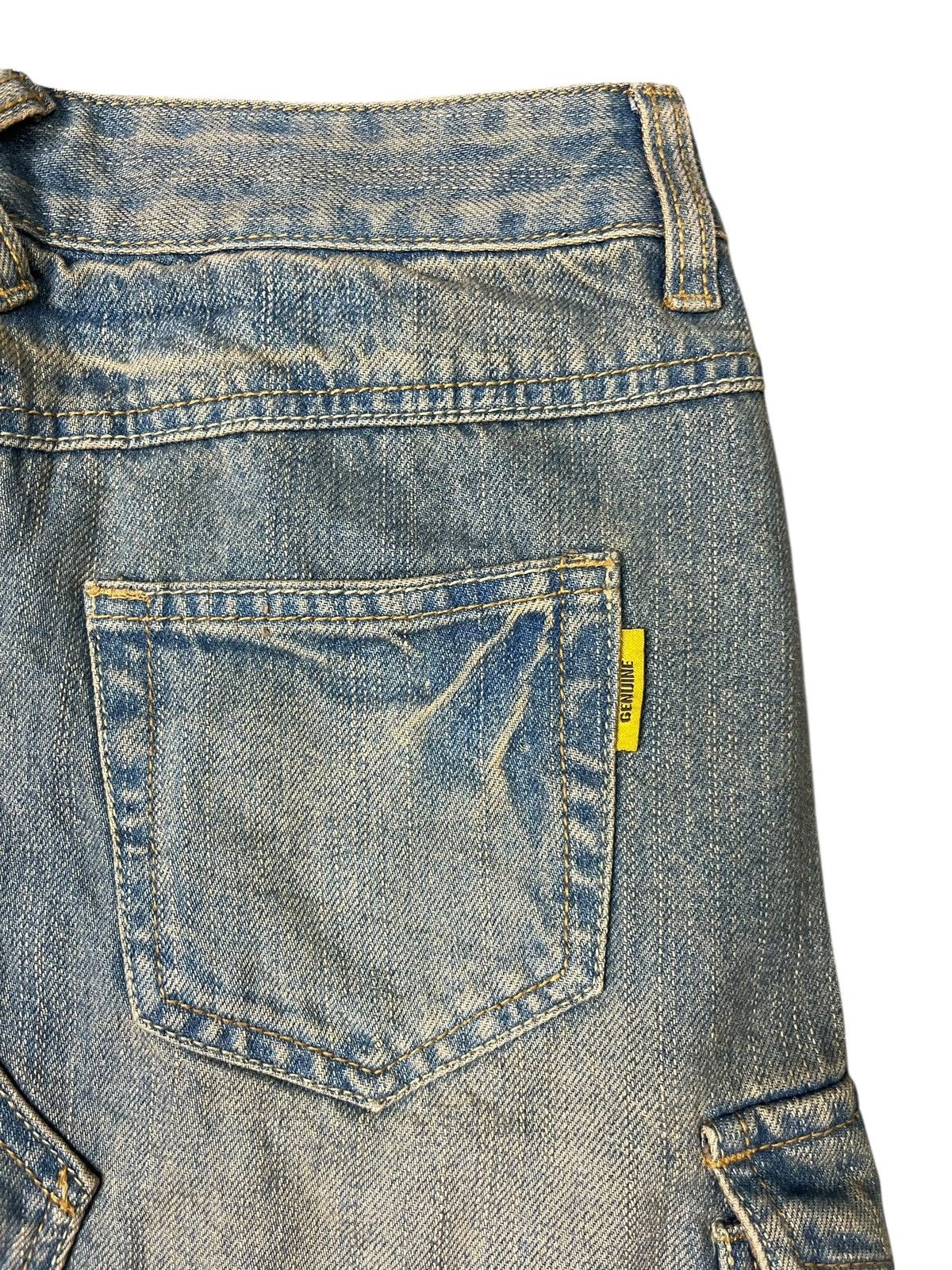 Japanese Brand Vintage Genuine Mini Skirt Six Pocket Streetwear Size 30" / US 8 / IT 44 - 3 Thumbnail