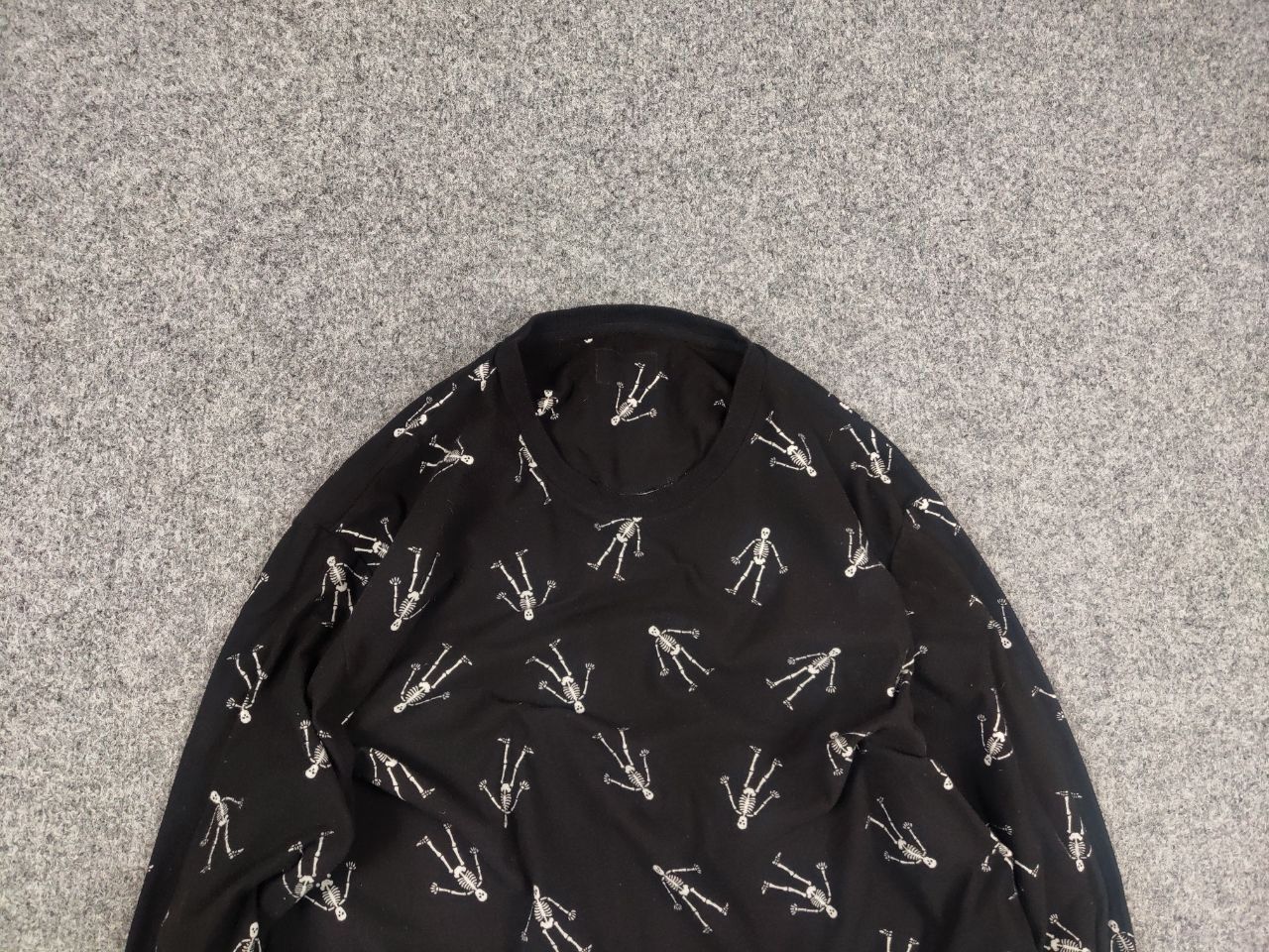 If Six Was Nine Vtg Japan Fleece Sweatshirt Skeleton Le Grande Bleu L.G.B. Size US M / EU 48-50 / 2 - 4 Thumbnail