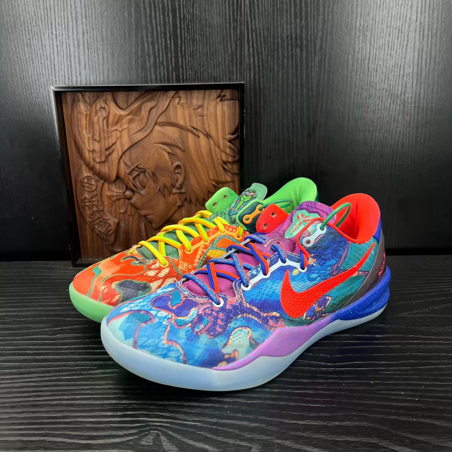 Nike zk8 Orange Blue Bicolor 42.5 Near Mint Size US 9 / EU 42 - 1 Thumbnail