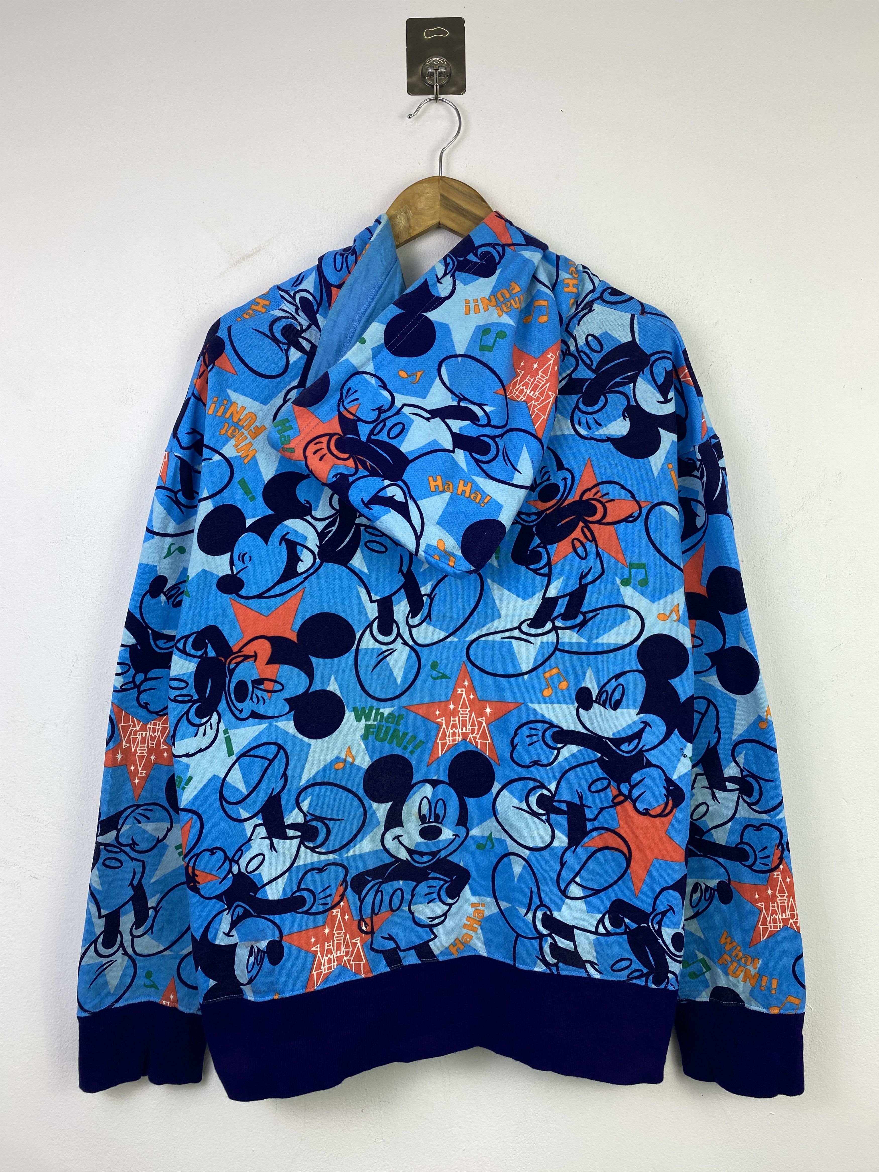 Mickey Mouse Vintage Mickey Mouse All Over Print Zipper Hoodie SH0390 Size US XXL / EU 58 / 5 - 3 Thumbnail