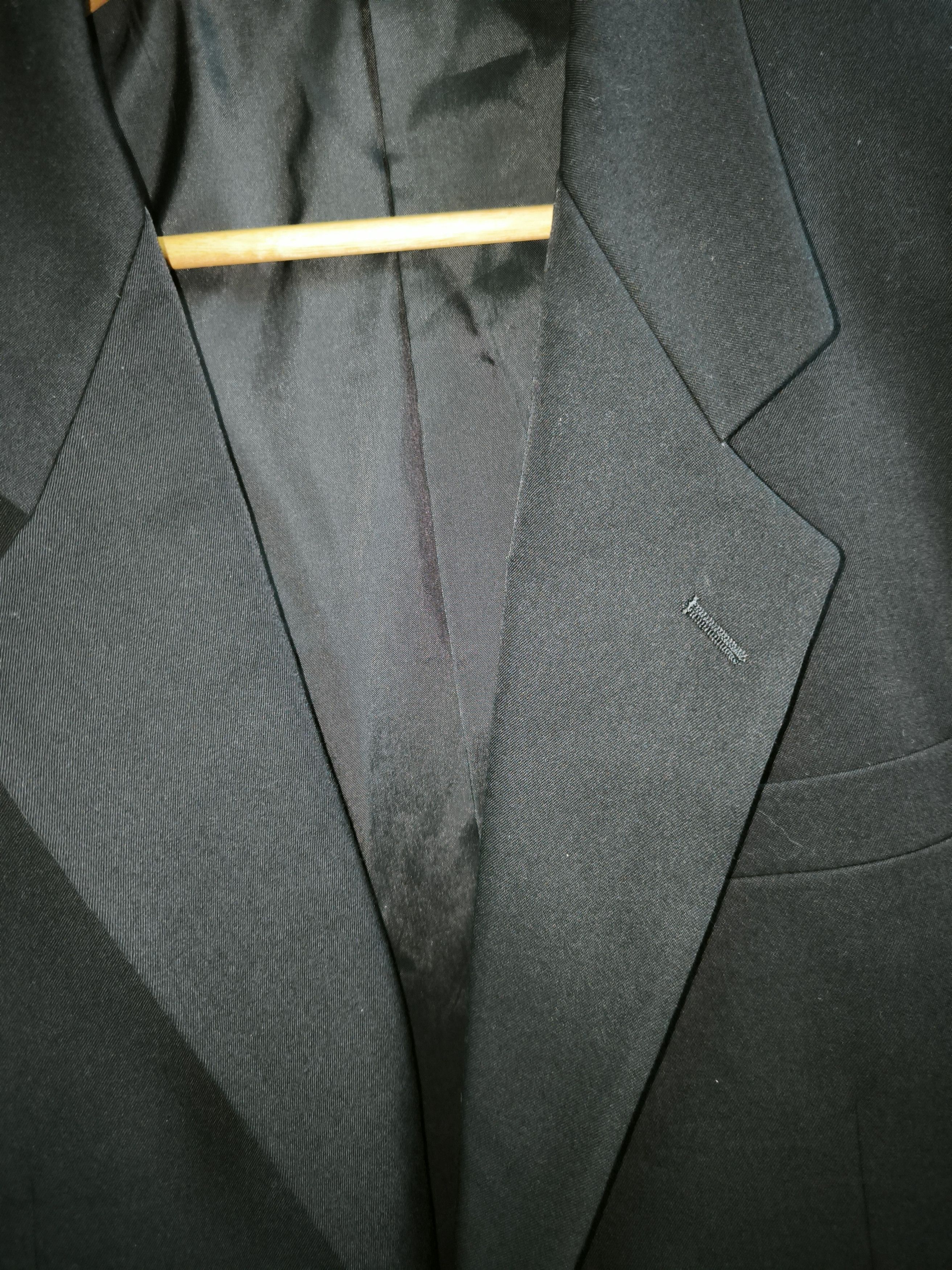 Comme des Garcons Homme Deux AD 1989 Tailor Wool Laine Black Size 40R - 15 Thumbnail