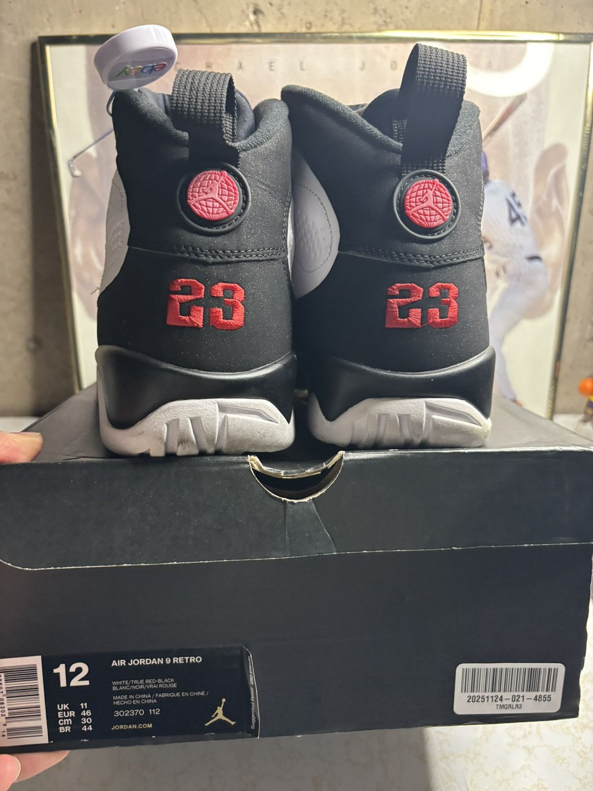 Jordan Brand Air Jordan 9 Retro OG 2016 Space Jam 2016 Size US 12 / EU 45 - 7 Thumbnail