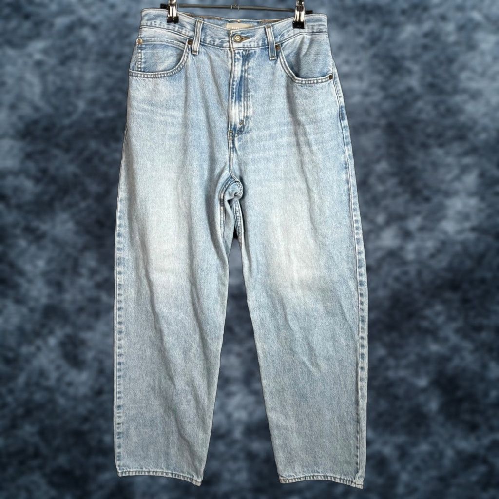 Levi's Levi's 501 Men Jeans Size 30 Original Fit Light Wash Denim Straight Regular 5-Pocket Blue Vintage No N/A Size US 30 / EU 46 - 1 Thumbnail