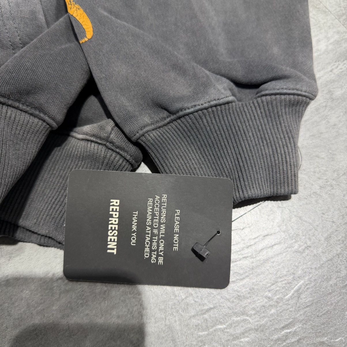 Represent Clo. Represent Reborn Hoodie Aged Black Size US L / EU 52-54 / 3 - 7 Thumbnail