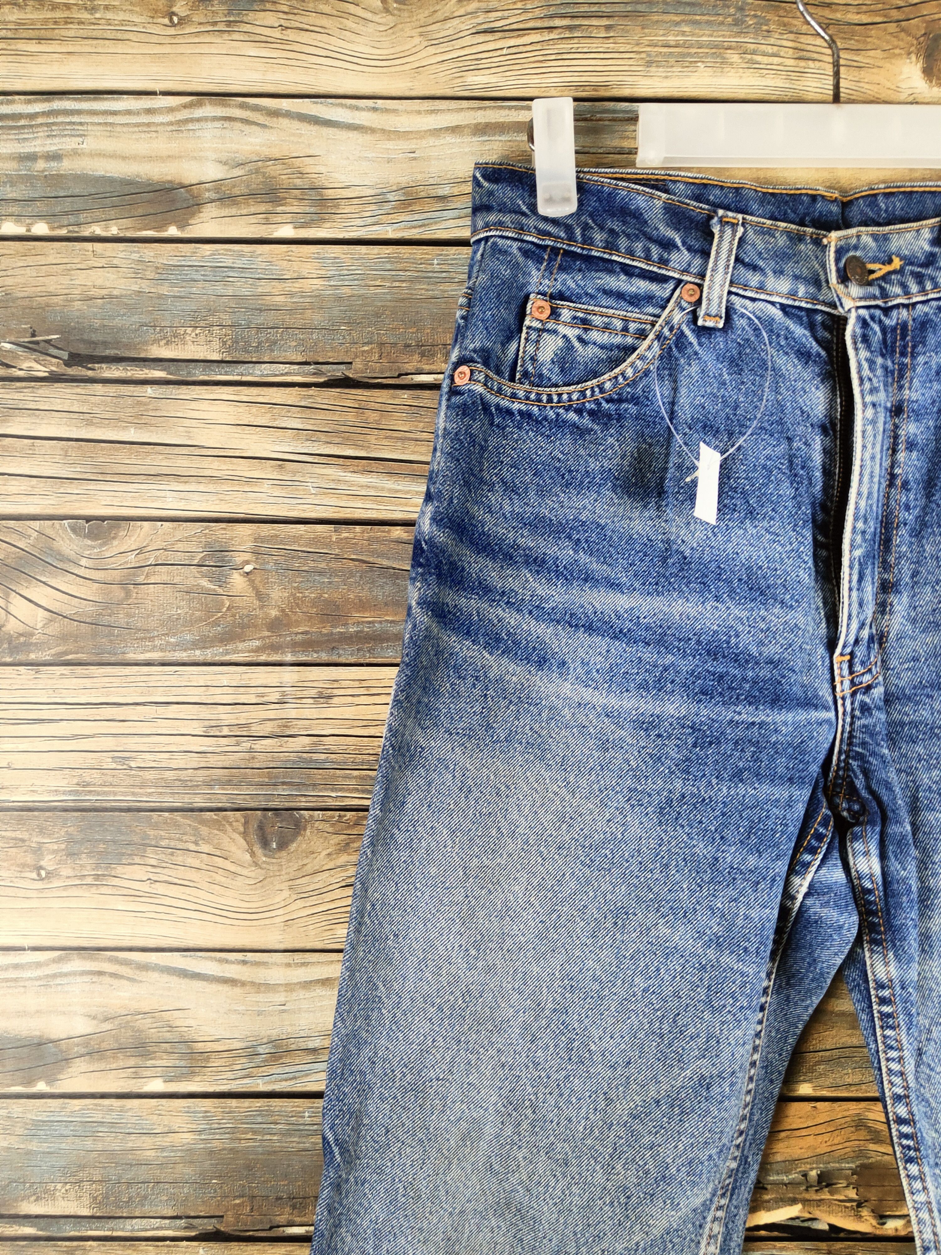 Levi's Levi's Blue Orange tab Distressed Ripped Jeans #S2838 Size US 29 - 3 Thumbnail