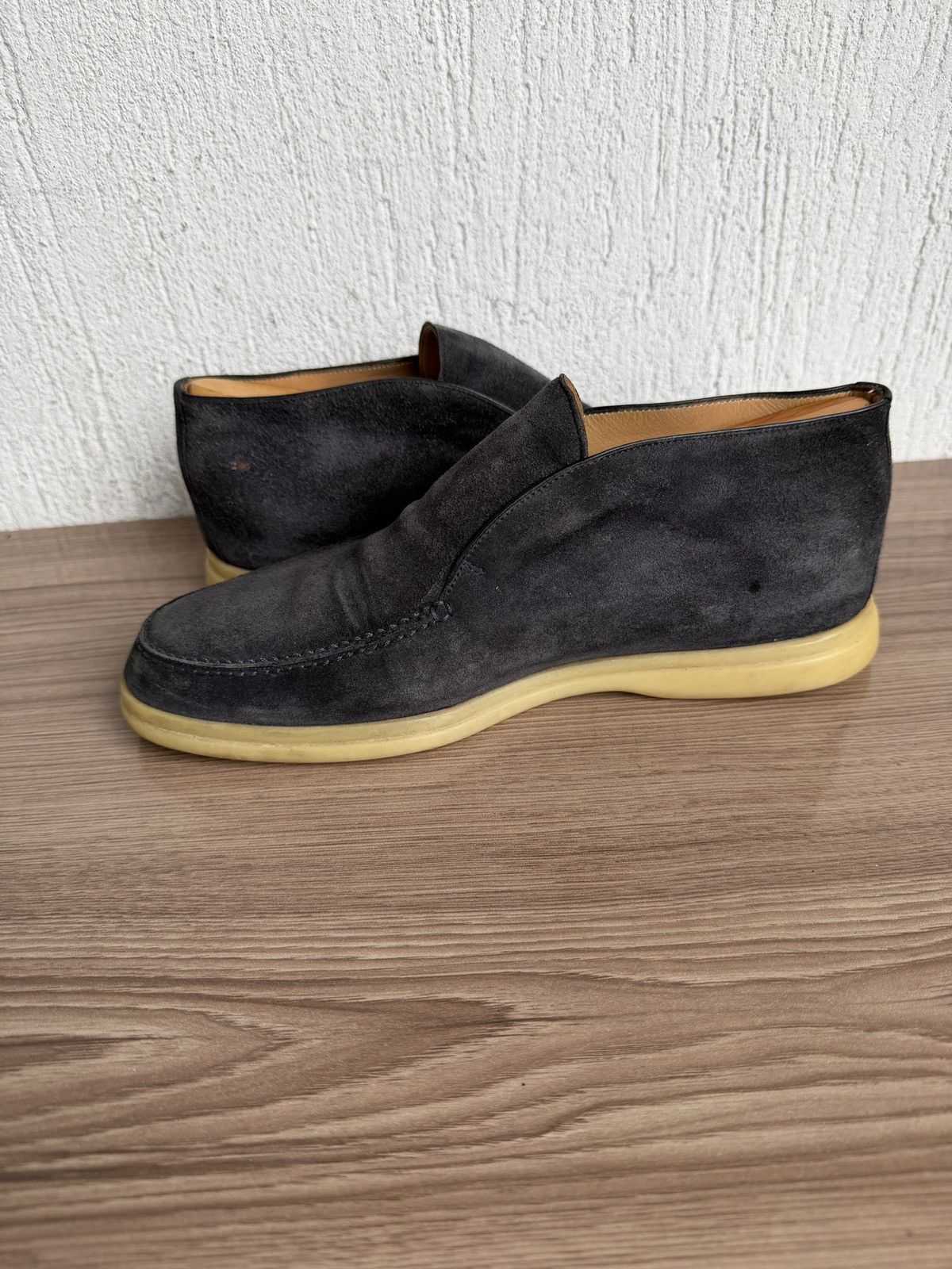 Loro Piana Suede open walk loafers Size US 7 / EU 40 - 12 Thumbnail