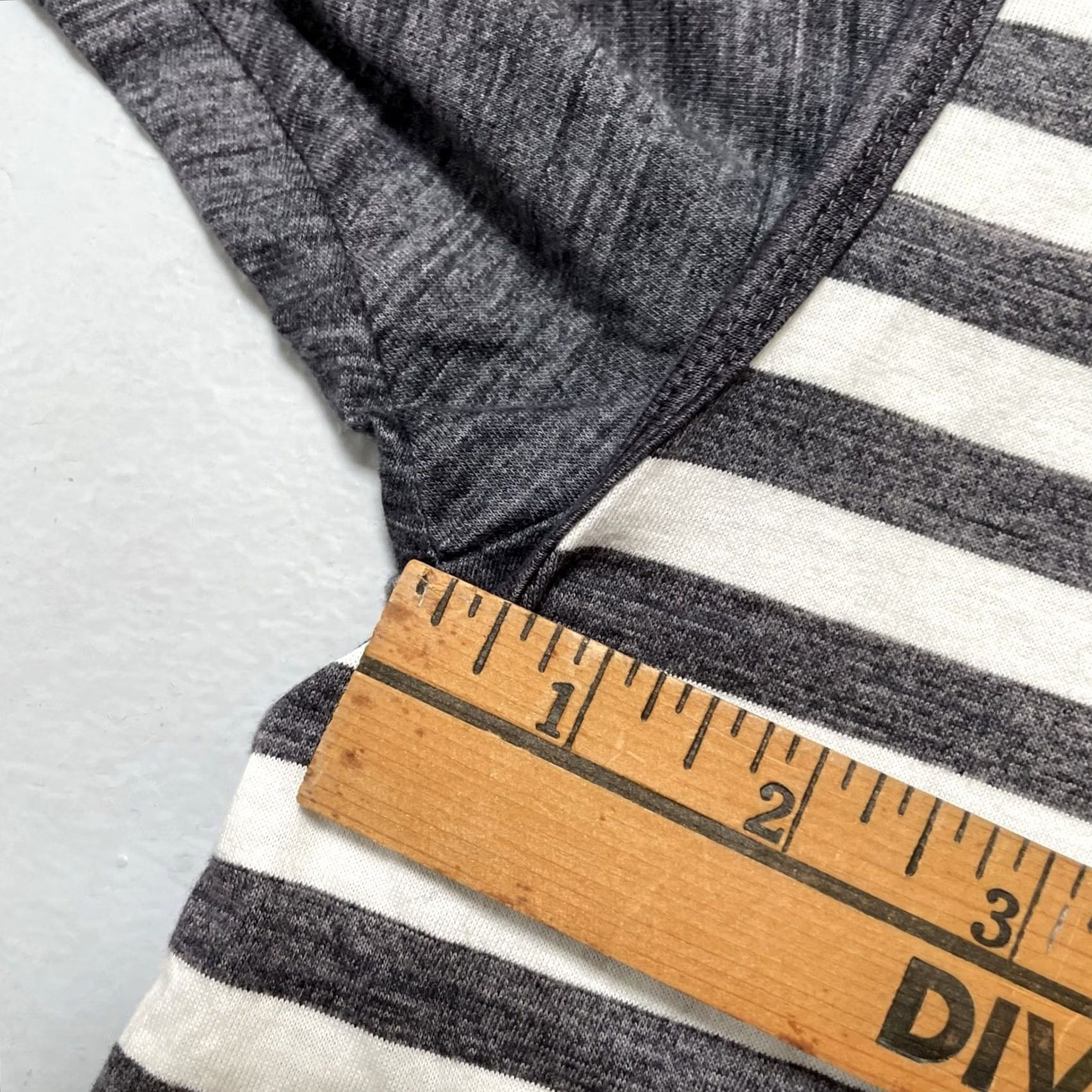 Doublet Mister N Hollywood Double Layer Striped Border T-Shirt Japan 40 Size US L / EU 52-54 / 3 - 3 Thumbnail
