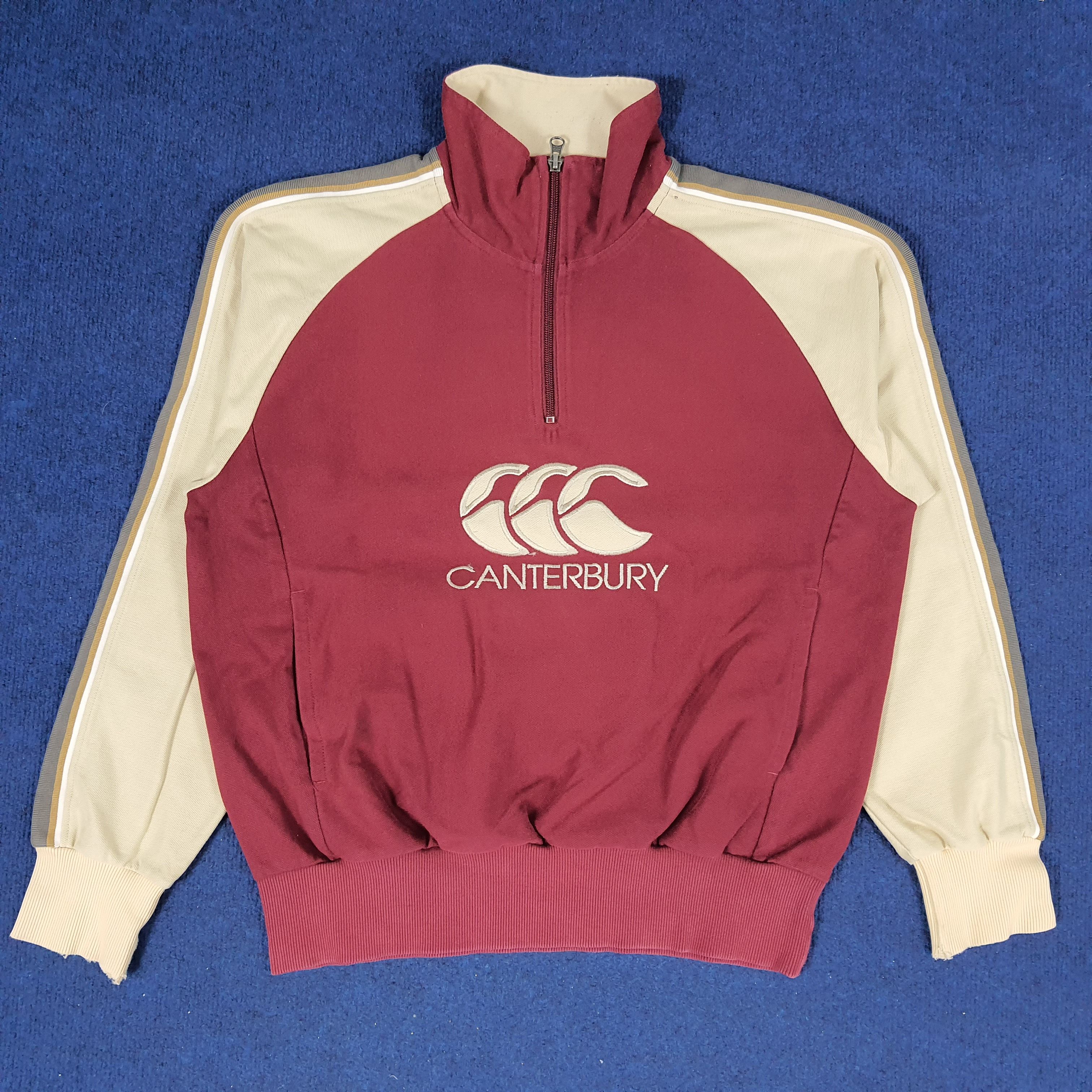 Canterbury of New Zealand × Vintage Vintage Canterbury of New Zealand Raglan Style Half Zipper Size US M / EU 48-50 / 2 - 1 Thumbnail