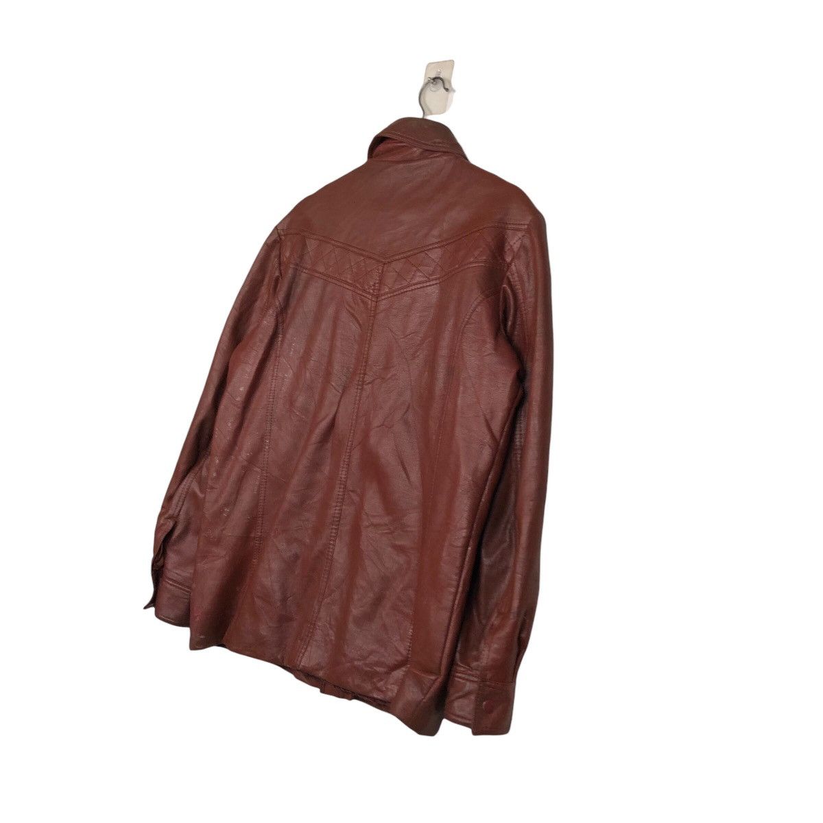 Japanese Brand Vintage Biker Genuine Leather Jacket Male Duds Issey Miyake Size US M / EU 48-50 / 2 - 11 Thumbnail