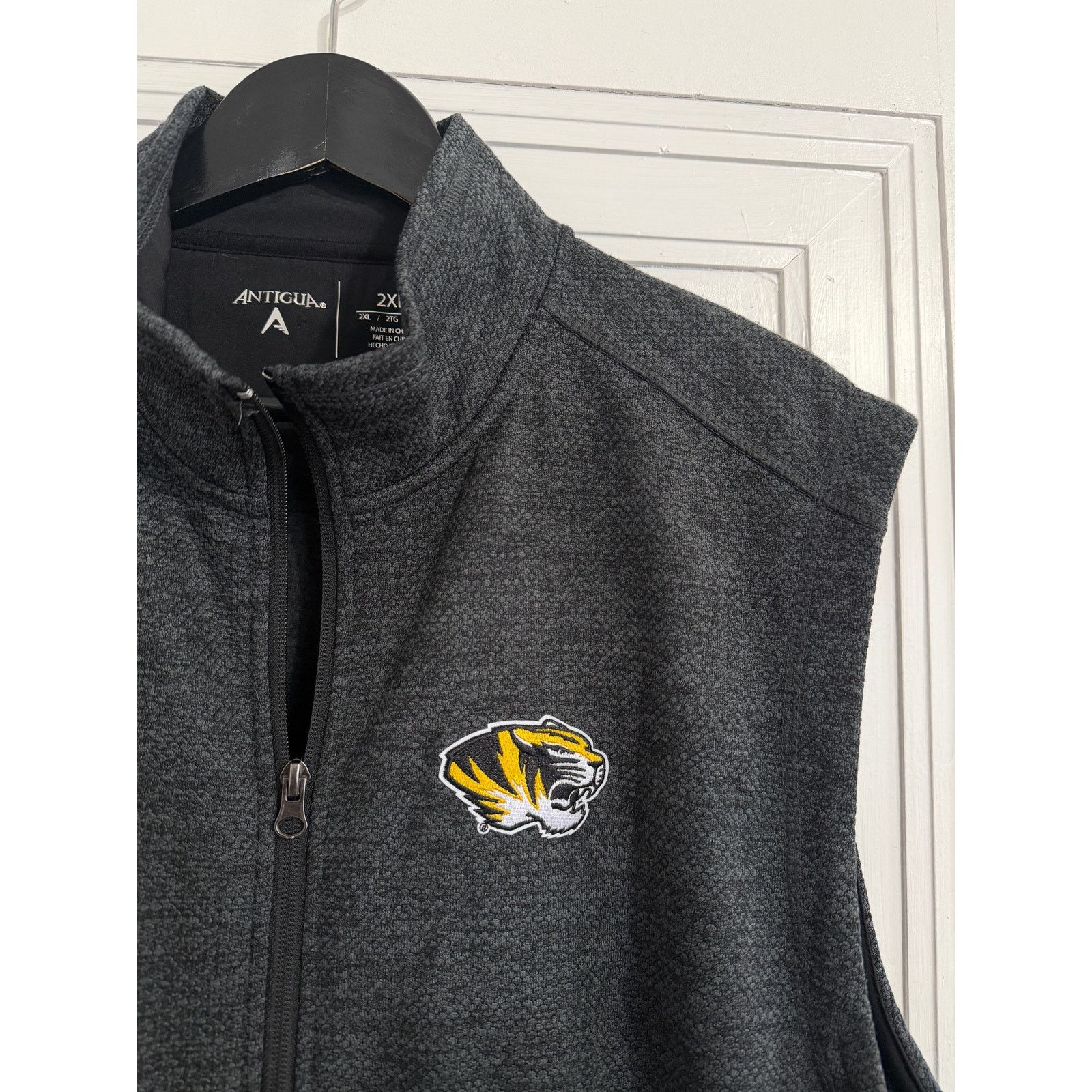 Antigua Missouri Tigers Fleece Vest - Men's Size 2XL Size US XXL / EU 58 / 5 - 2 Thumbnail