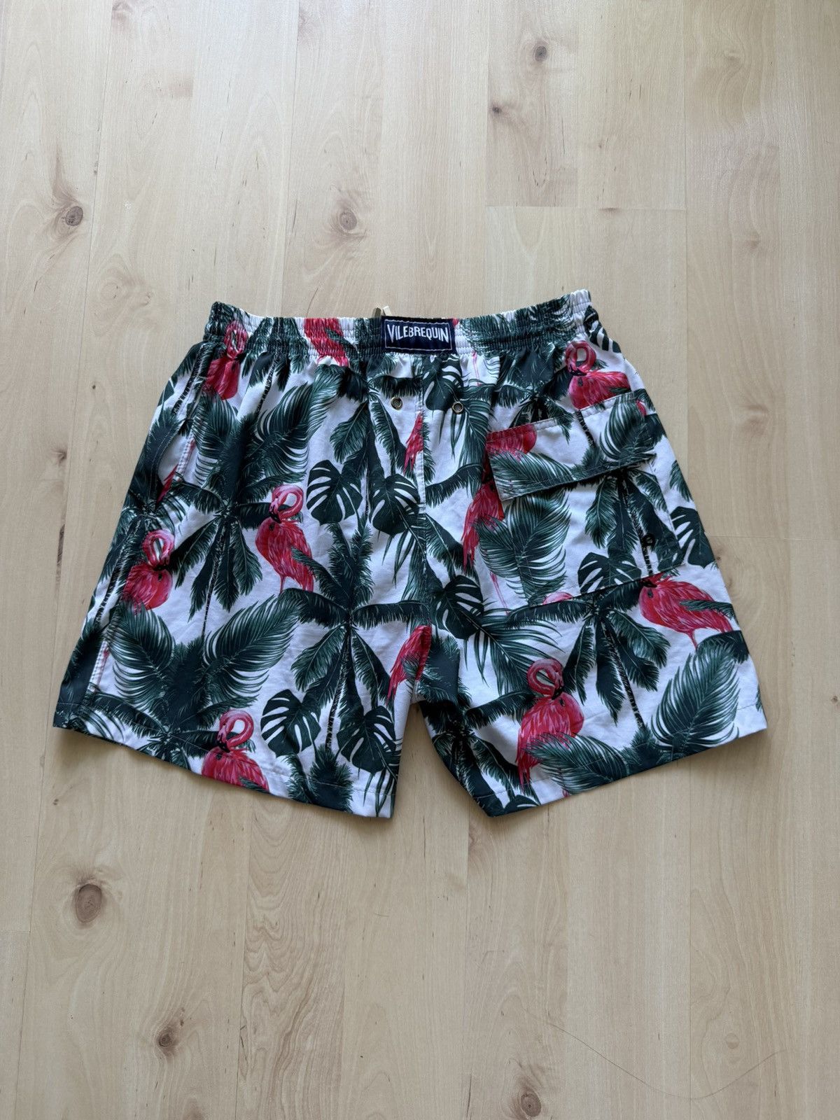Vilebrequin Vilebrequin flamingo tropical swim beach shorts Size US 32 / EU 48 - 2 Thumbnail