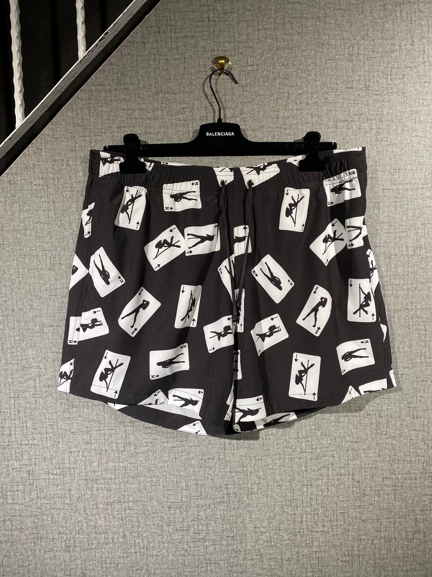amiri men's shorts with unique print