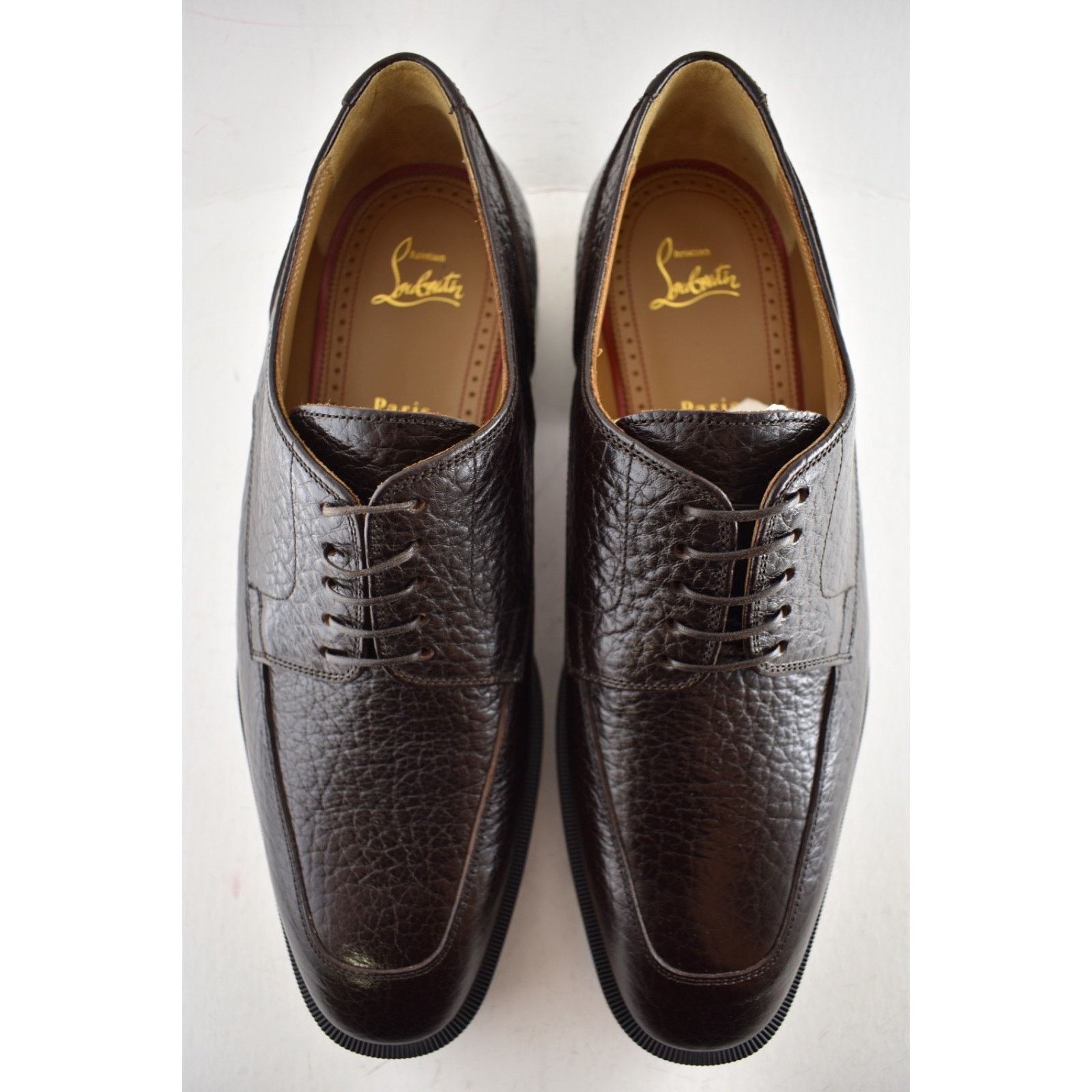 Christian Louboutin Christian Louboutin Brown Lug Sole Derby Oxford Loafer 43 10 Size US 10 / EU 43 - 10 Thumbnail
