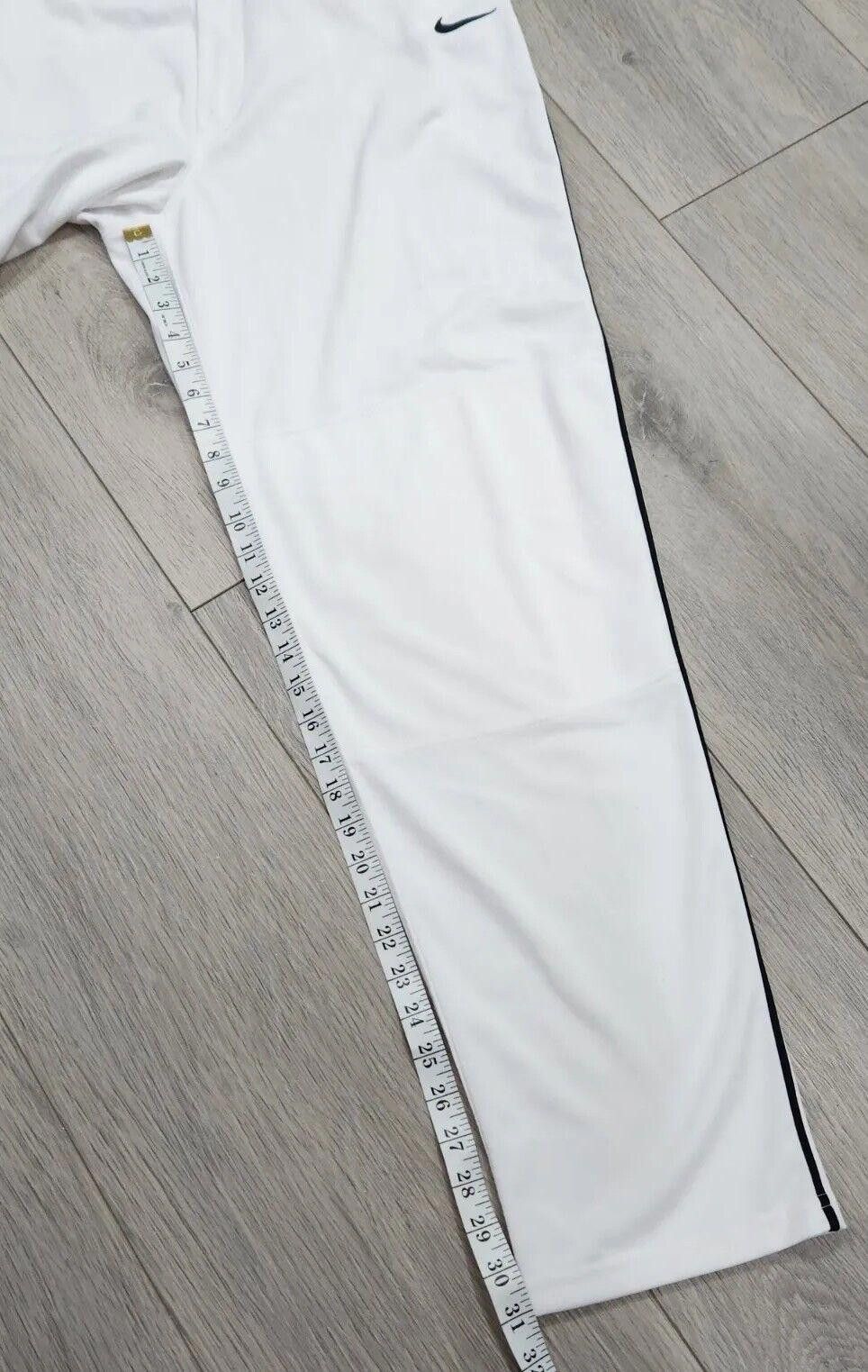 Nike Nike Baseball Pants Extra Large White Tapered XL dri fit Size ONE SIZE - 7 Thumbnail