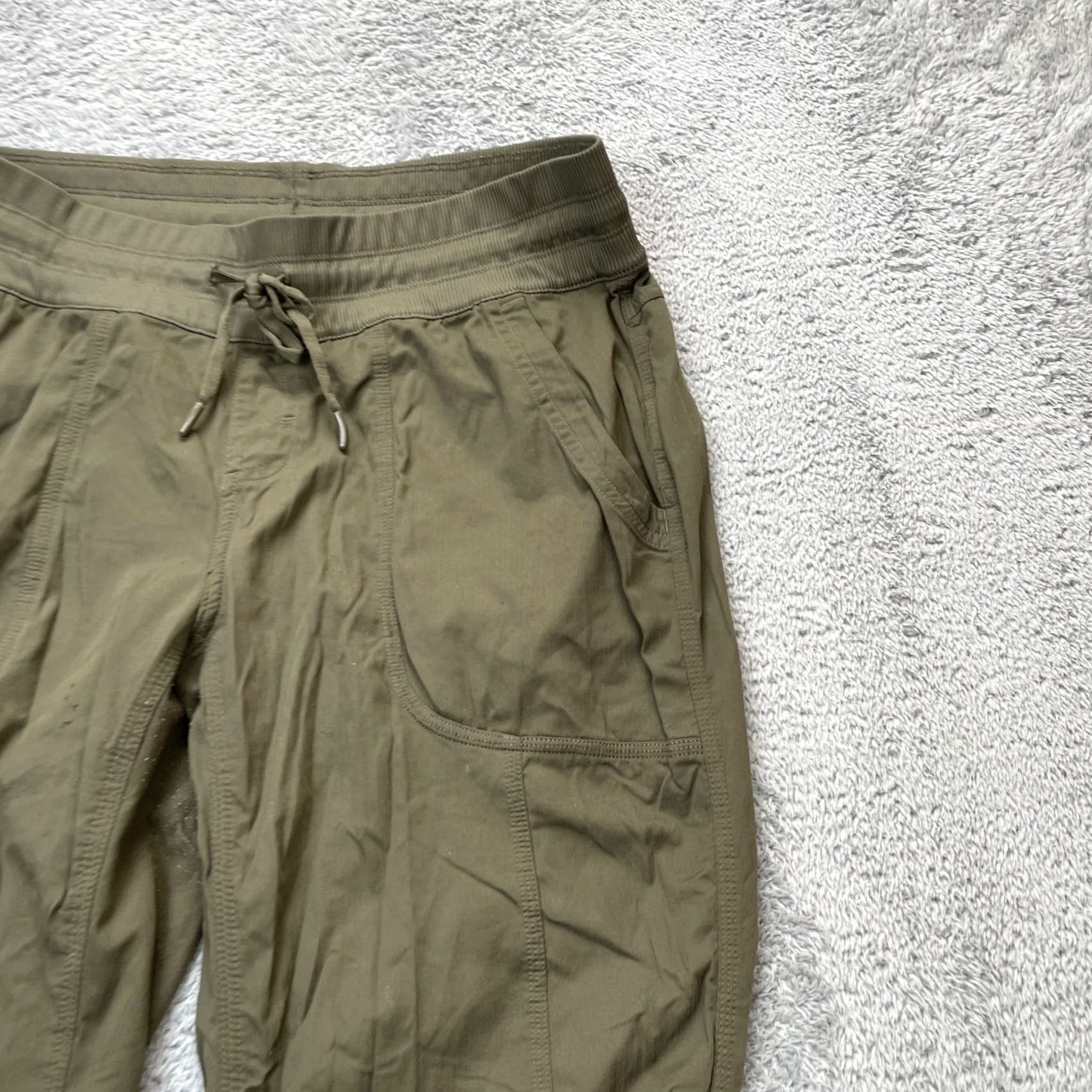 The North Face VINTAGE The North Face Pants Womens Large Green Aphrodite 2 Straight Leg Drawstring Size 36" / US 14 / IT 50 - 3 Thumbnail