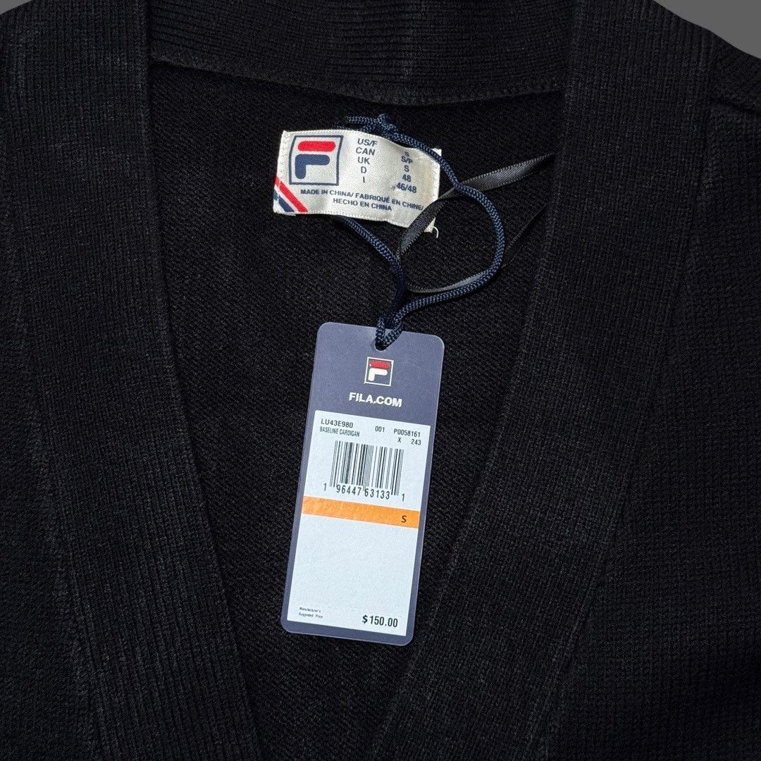 Fila Fila Casa Baseline Cardigan Black Size Men S NWT $150 Size US S / EU 44-46 / 1 - 5 Thumbnail