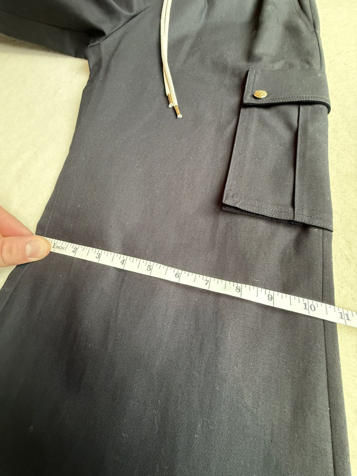 Celine SS24 Celine black cargo trousers pants Hedi Slimane 48 50 Size US 32 / EU 48 - 5 Thumbnail
