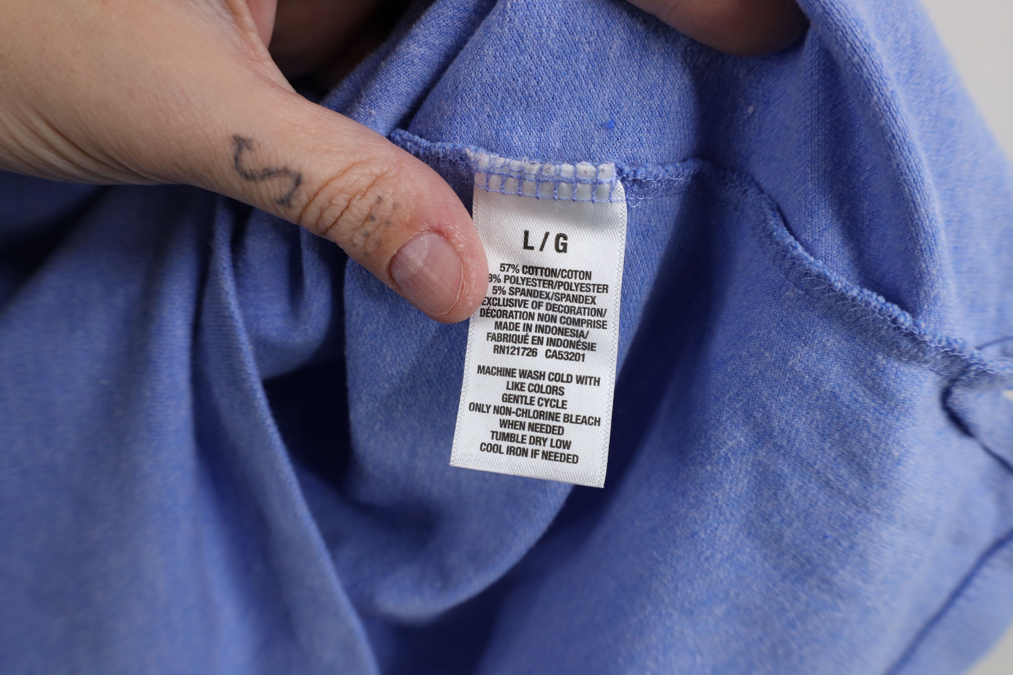 Aeropostale Vintage Y2K Aeropostale Collared Polo Shirt Heather Blue Size L / US 10 / IT 46 - 12 Thumbnail