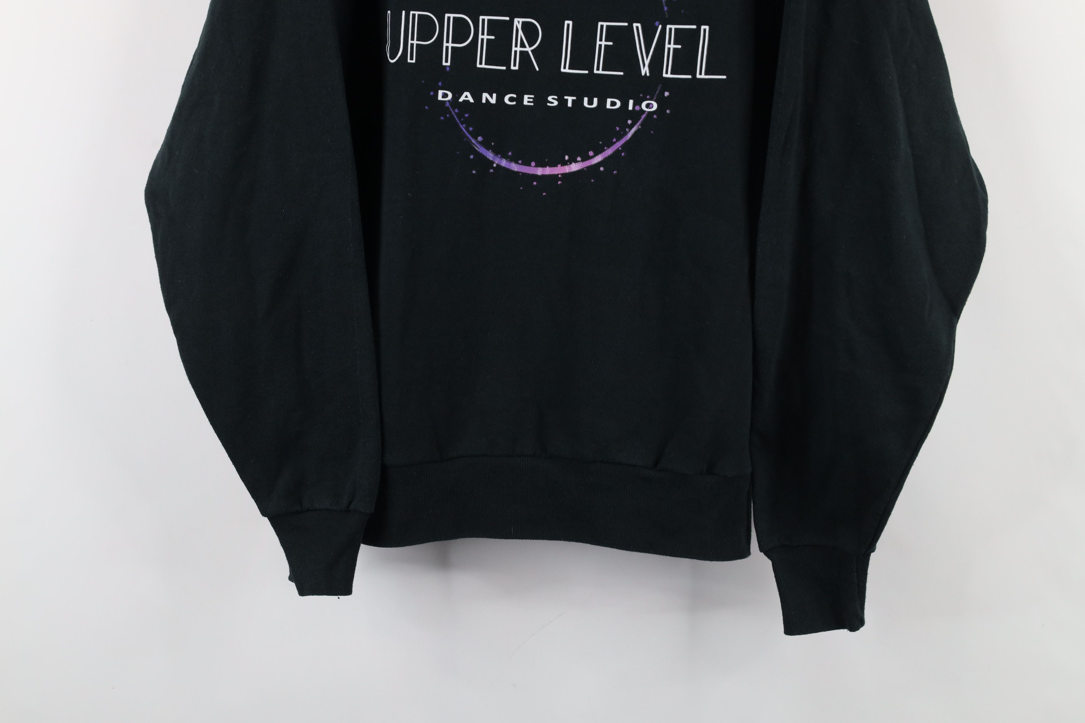 Vintage Vintage 90s Spell Out Upper Level Dance Studio Sweatshirt Size S / US 4 / IT 40 - 3 Thumbnail
