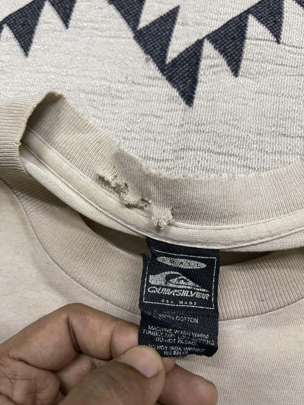 Quiksilver 1990s QUICKSILVER “HAWAIIAN BOARDRIDERS” SUNFADED DISTRESSED Size US S / EU 44-46 / 1 - 17 Thumbnail