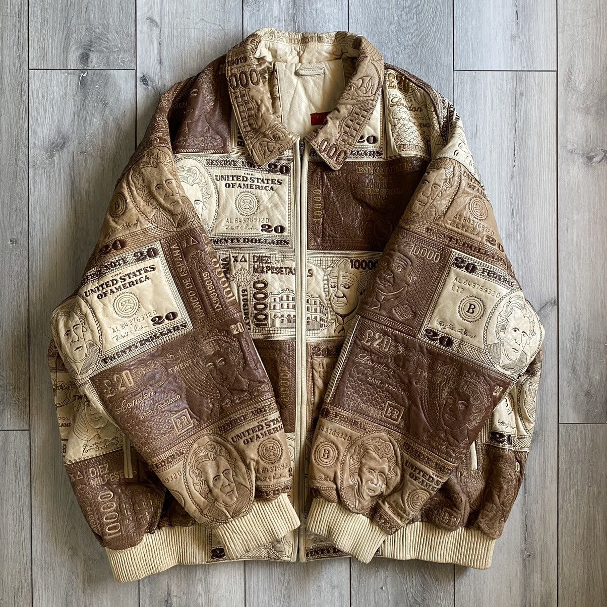 Al Wissam Suede Vintage high quality Bomber Jacket