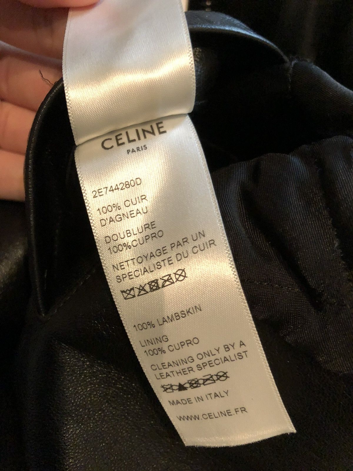 Celine Cafe racer leather jacket Size US M / EU 48-50 / 2 - 9 Thumbnail
