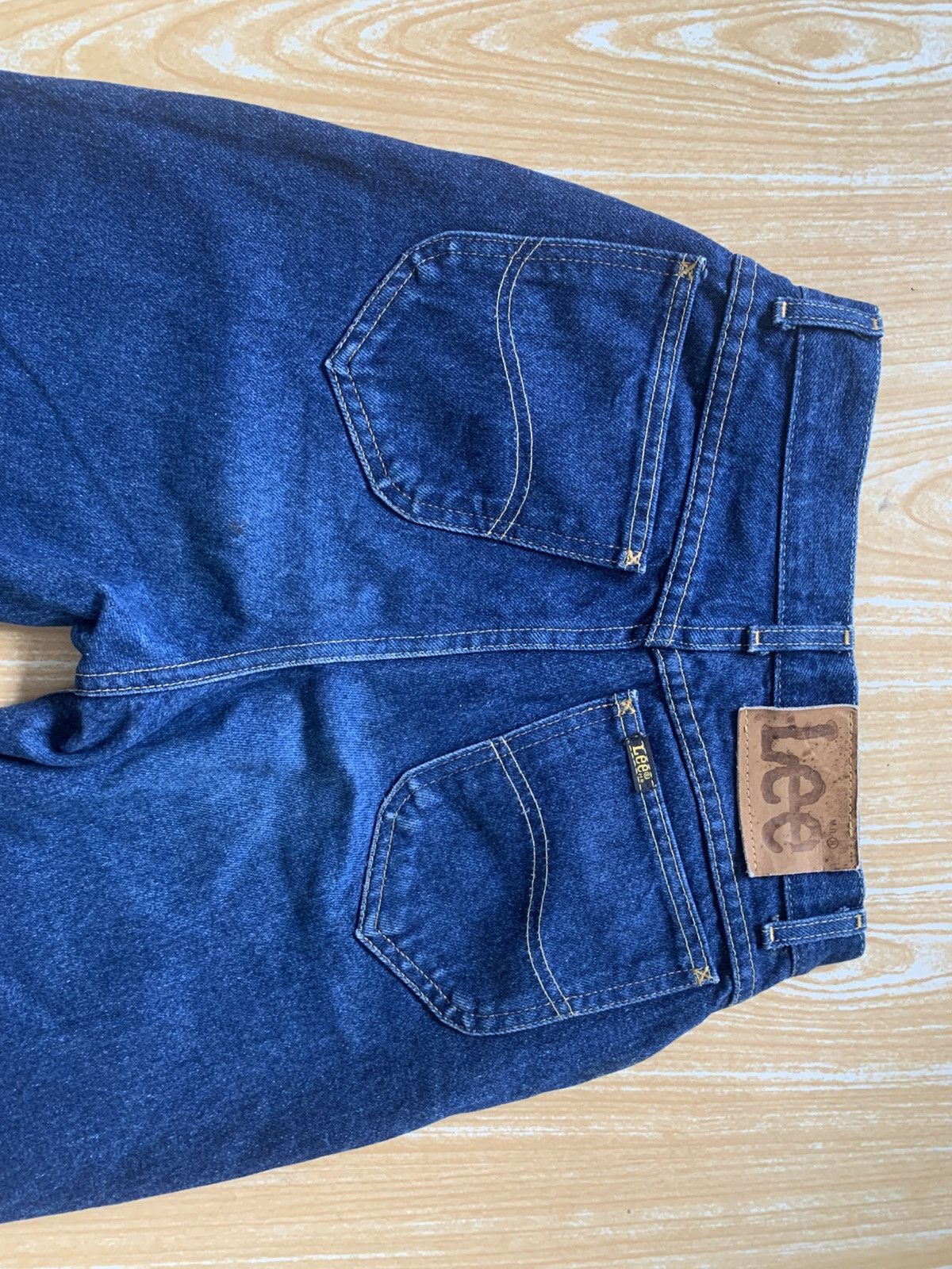 Lee × Vintage Rare!! Vintage 80s Lee Talon42 Zipper Made In USA Denim Pant Size 24" / US 00 / IT 34 - 12 Thumbnail