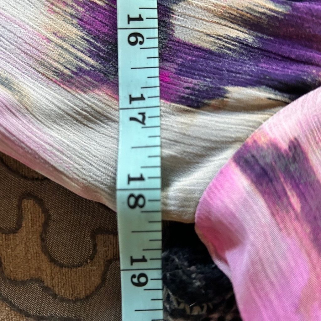 DKNY Women's DKNY Dress Size 4 White Purple Floral Print Size S / US 4 / IT 40 - 11 Thumbnail