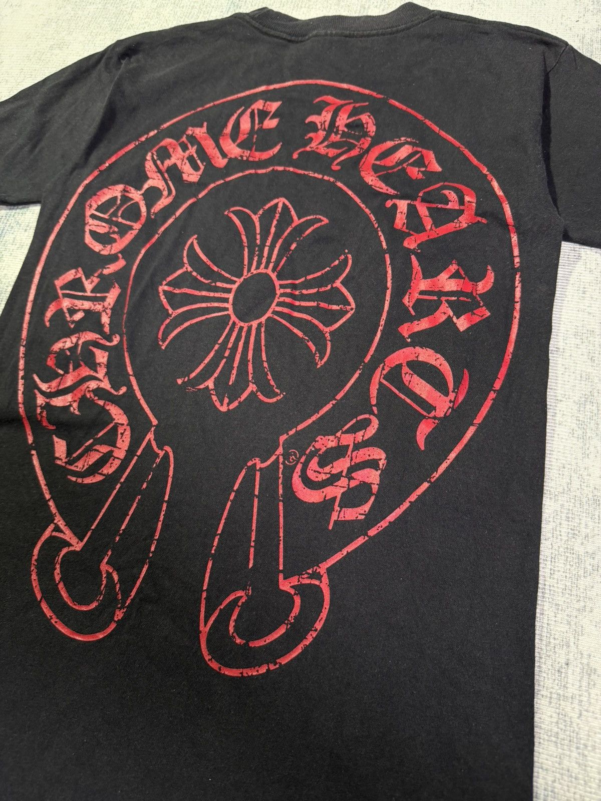 Chrome Hearts 2000s Y2K Red Horseshoe Scroll Size US S / EU 44-46 / 1 - 5 Thumbnail