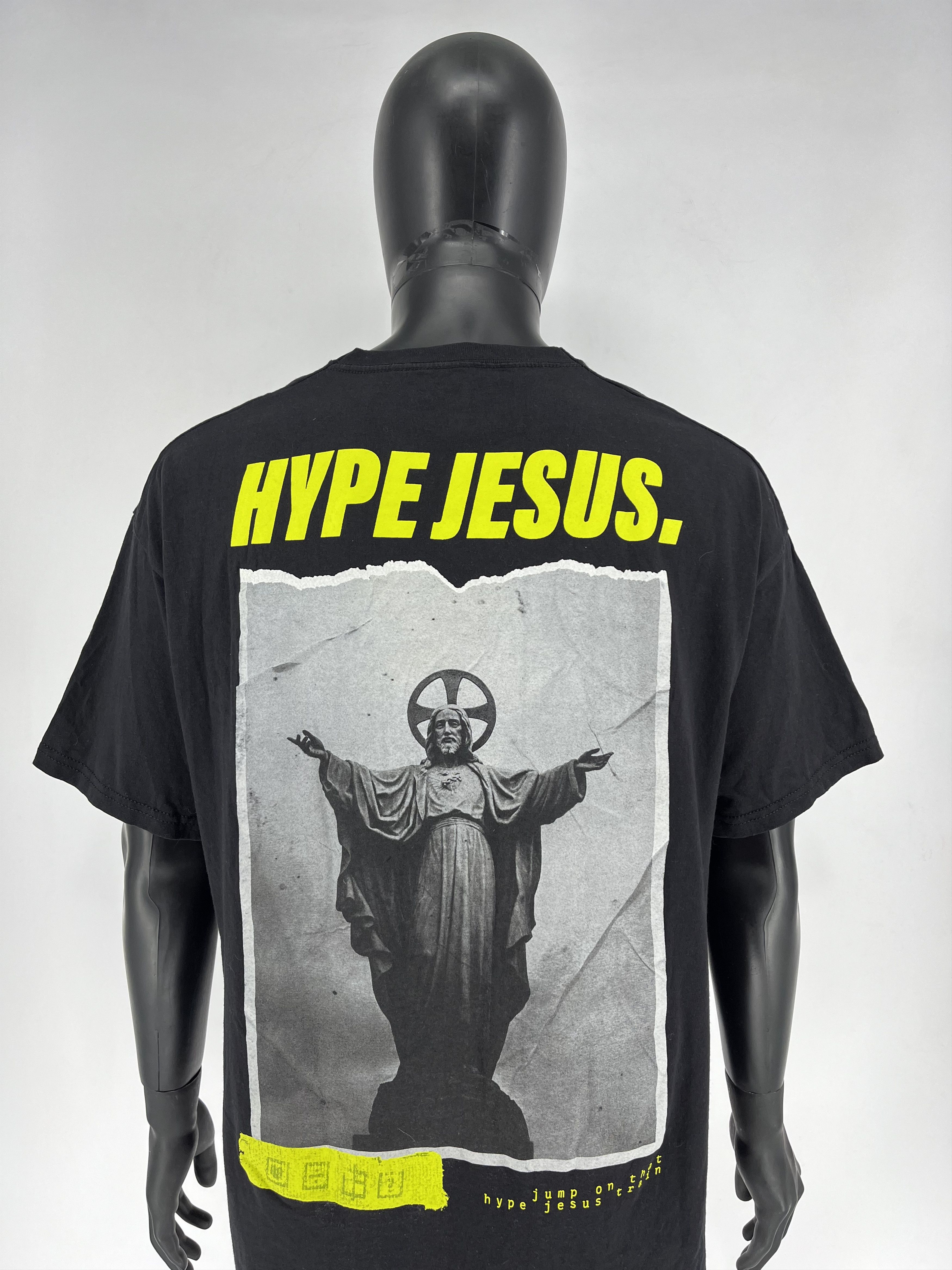 Vintage Hype Jesus Organic T-Shirt Streetwear Style Size US L / EU 52-54 / 3 - 1 Thumbnail