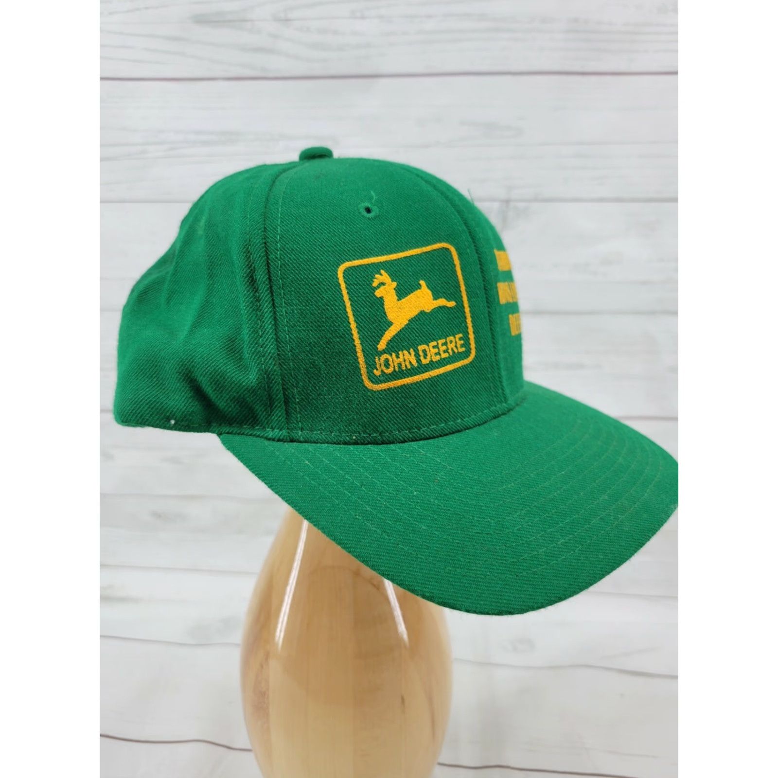 New Era JOHN DEERE Hat Cap Nothing Runs Like a Deere New Era Farm Life Snapback Men Adjustable Green Size ONE SIZE - 5 Thumbnail