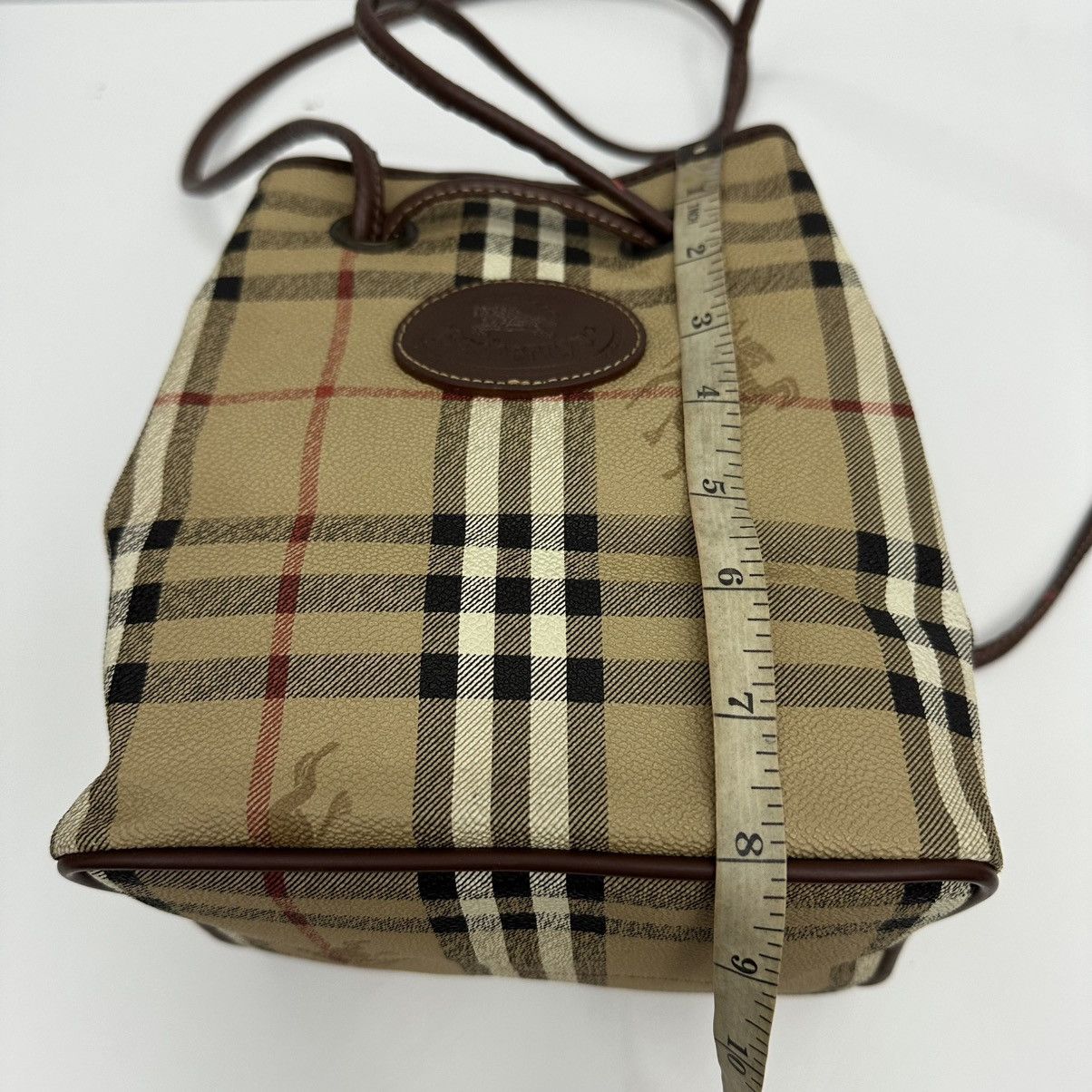 Burberry ‼️YES‼️ AUTHENTIC BURBERRYS VINTAGE NOVA CHECK LONG HANDLE BAG Size ONE SIZE - 14 Thumbnail