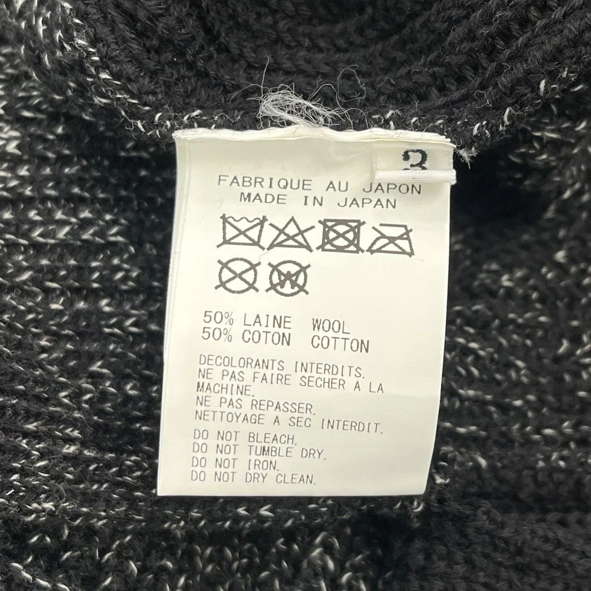 Yohji Yamamoto Logo Knit Sweater Size US L / EU 52-54 / 3 - 6 Thumbnail