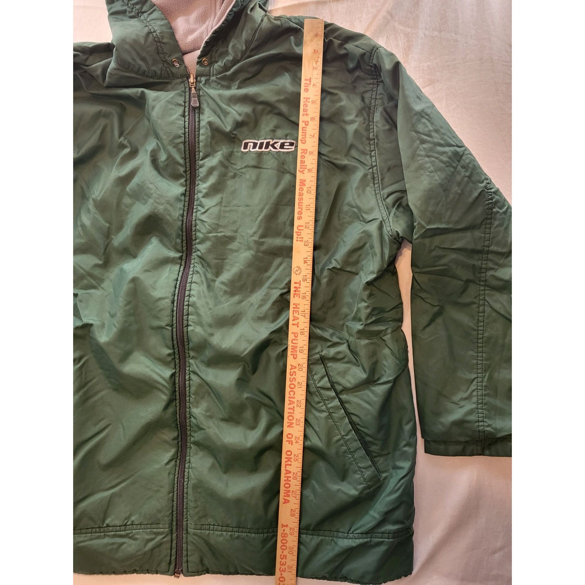 Nike Vintage Nike Reversible Hooded Stadium Coat Men Sz XL Full Z Size US XL / EU 56 / 4 - 3 Thumbnail