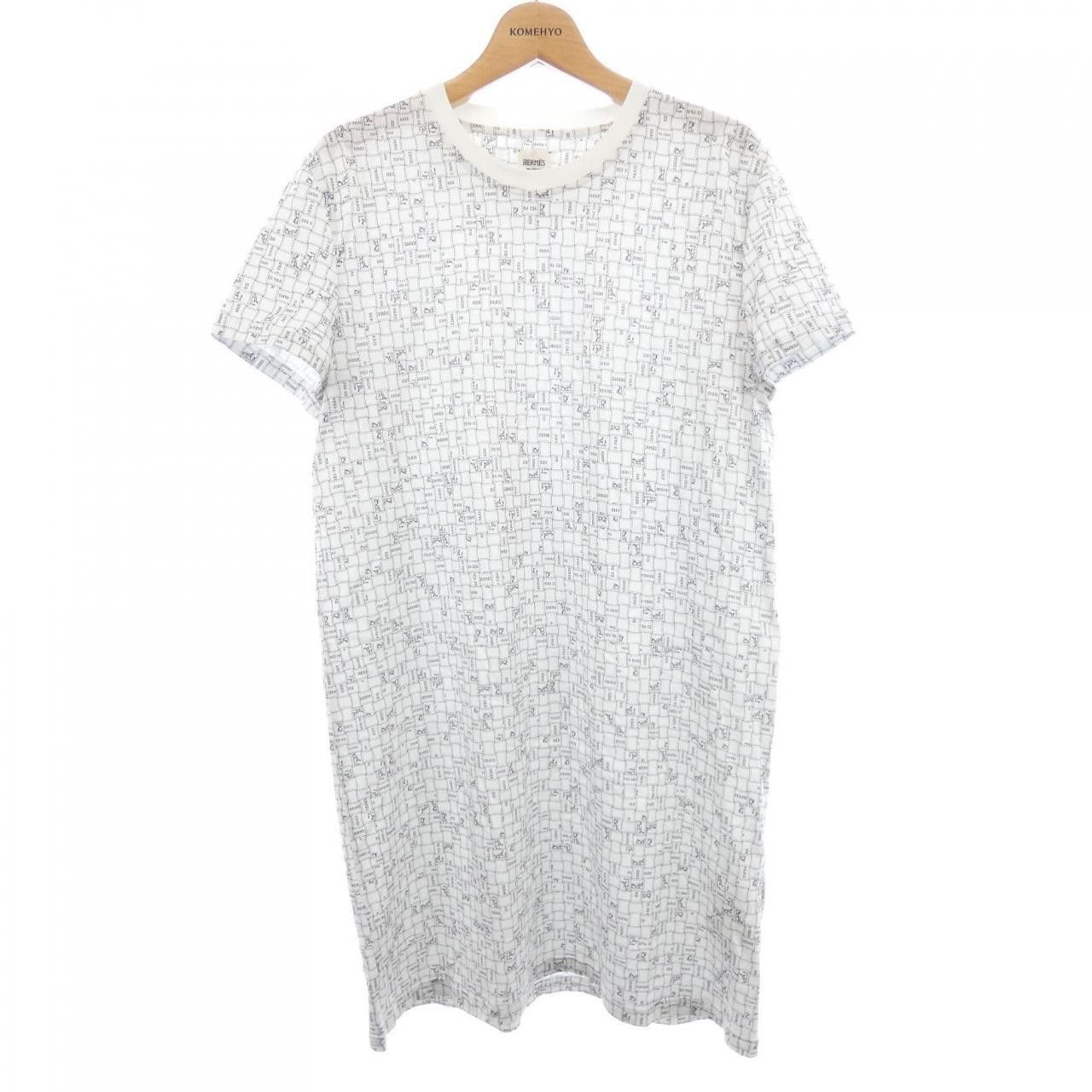 Hermes Hermes Hermes Bolduc Dress Textile Dresses DUTY FREE for USA Size ONE SIZE - 1 Thumbnail