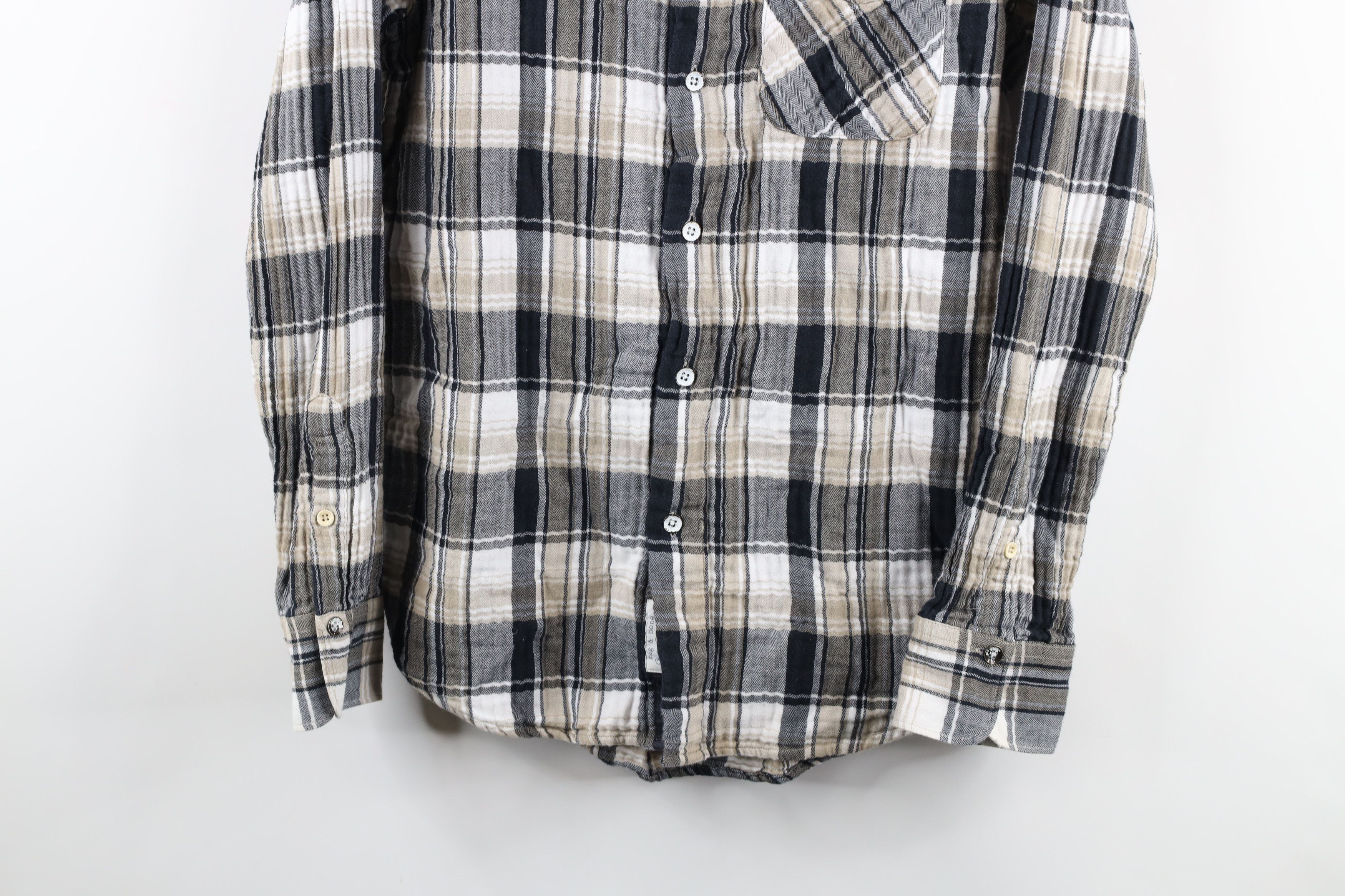 Rag & Bone × Vintage Rag & Bone Flannel Long Sleeve Button Shirt Plaid Cotton Size US M / EU 48-50 / 2 - 3 Thumbnail