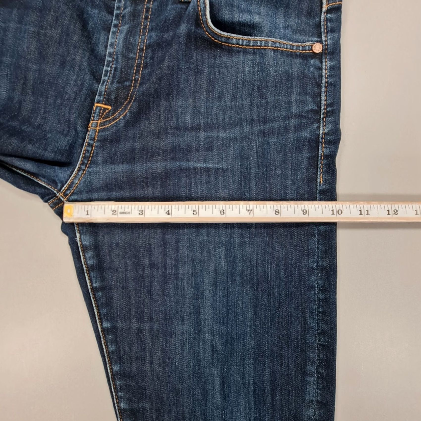 7 For All Mankind 7 For All Mankind Jeans Mens 30 Blue W30 L30 Paxtyn Tapered Slim Denim Ripped Size US 30 / EU 46 - 6 Thumbnail